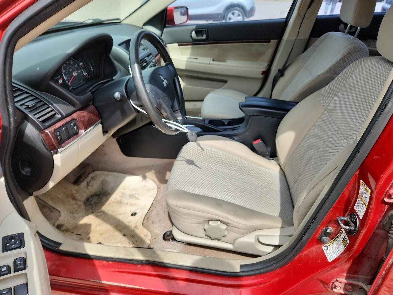 2012 Mitsubishi Galant Es Red vin: 4A32B3FF5CE013234