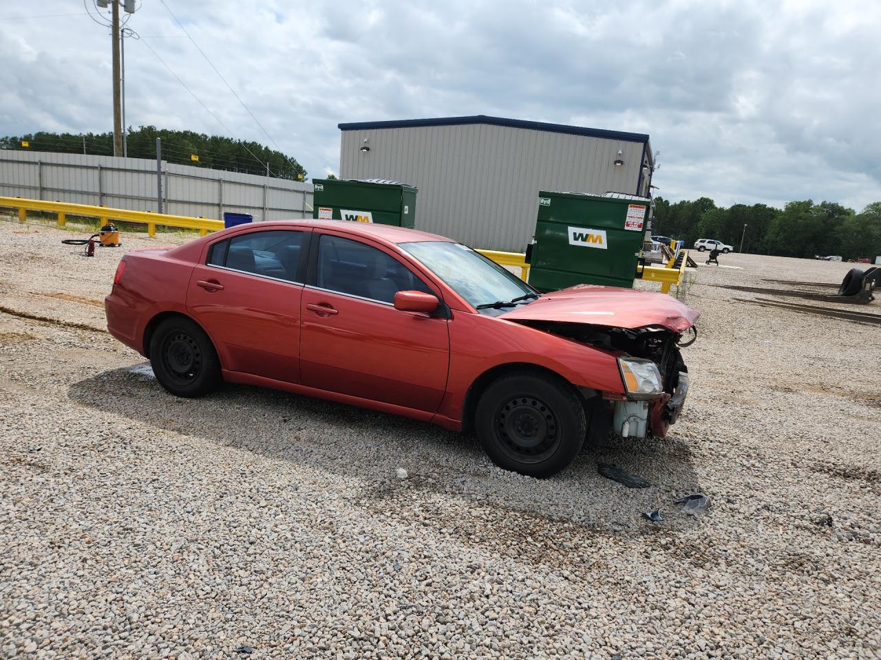 2012 Mitsubishi Galant Es Red vin: 4A32B3FF5CE013234