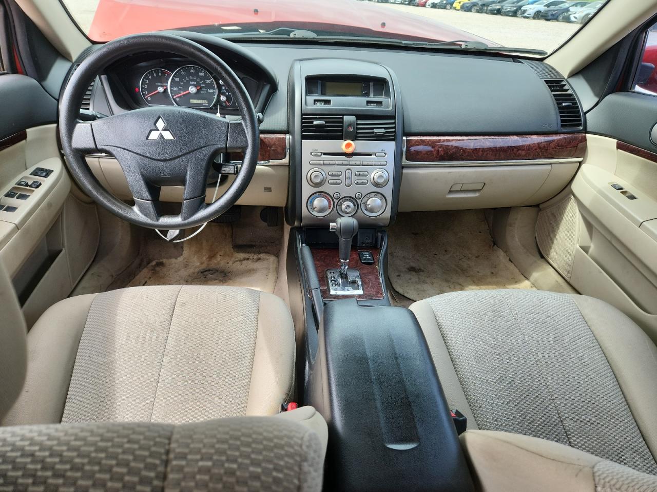 2012 Mitsubishi Galant Es Red vin: 4A32B3FF5CE013234