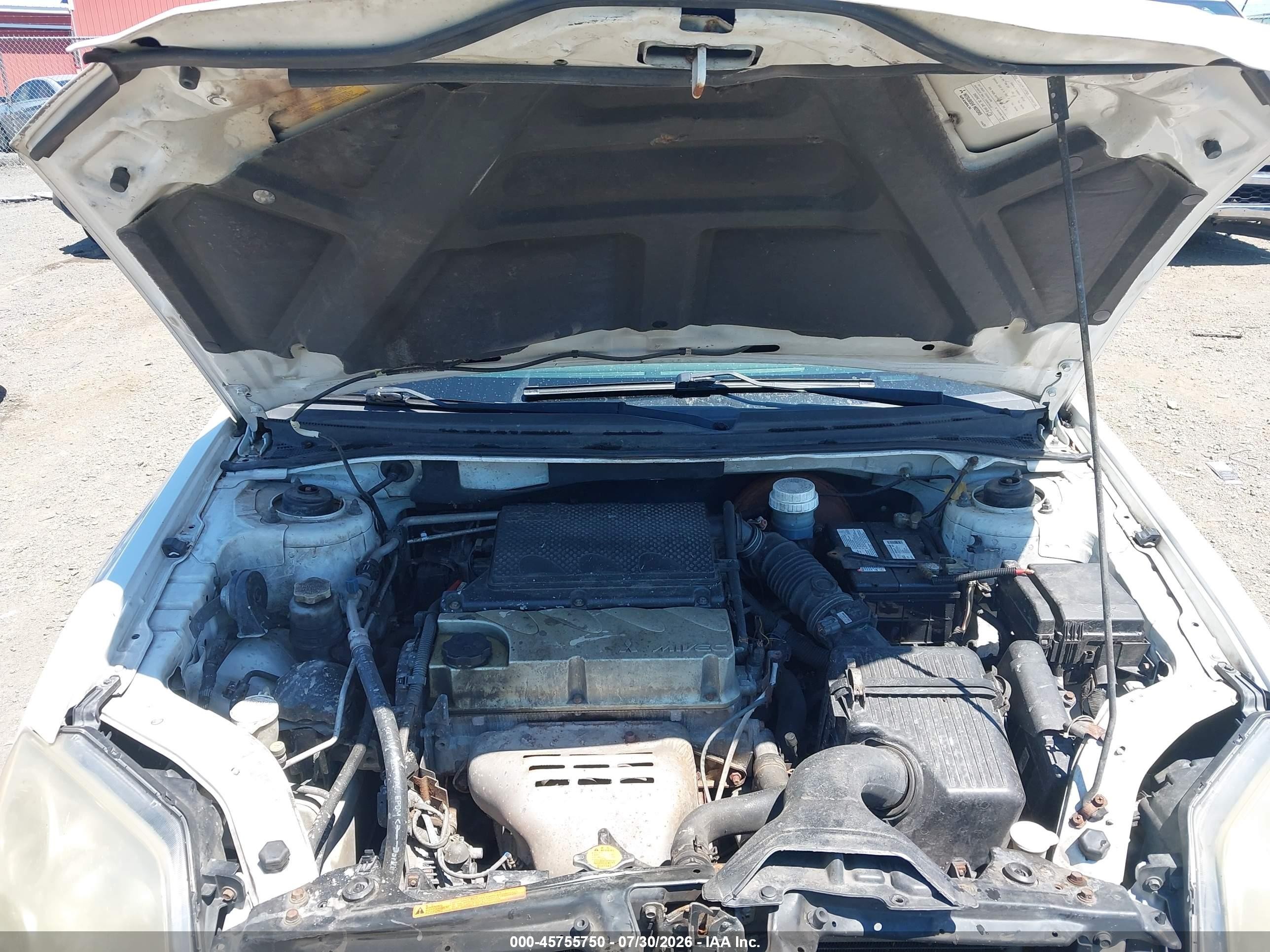 2012 Mitsubishi Galant Es/se White vin: 4A32B3FF6CE014294