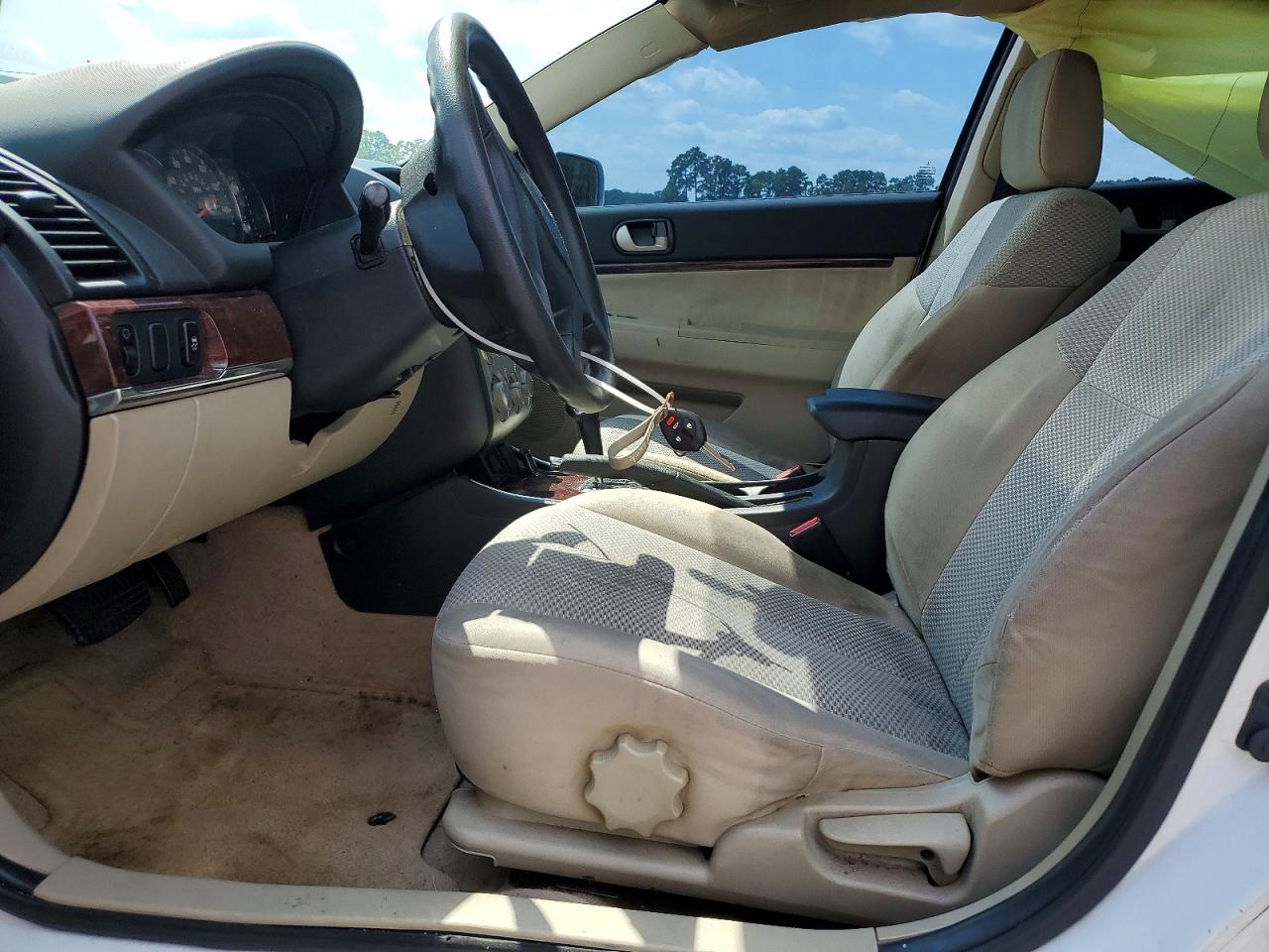 2012 Mitsubishi Galant Es White vin: 4A32B3FF6CE021651