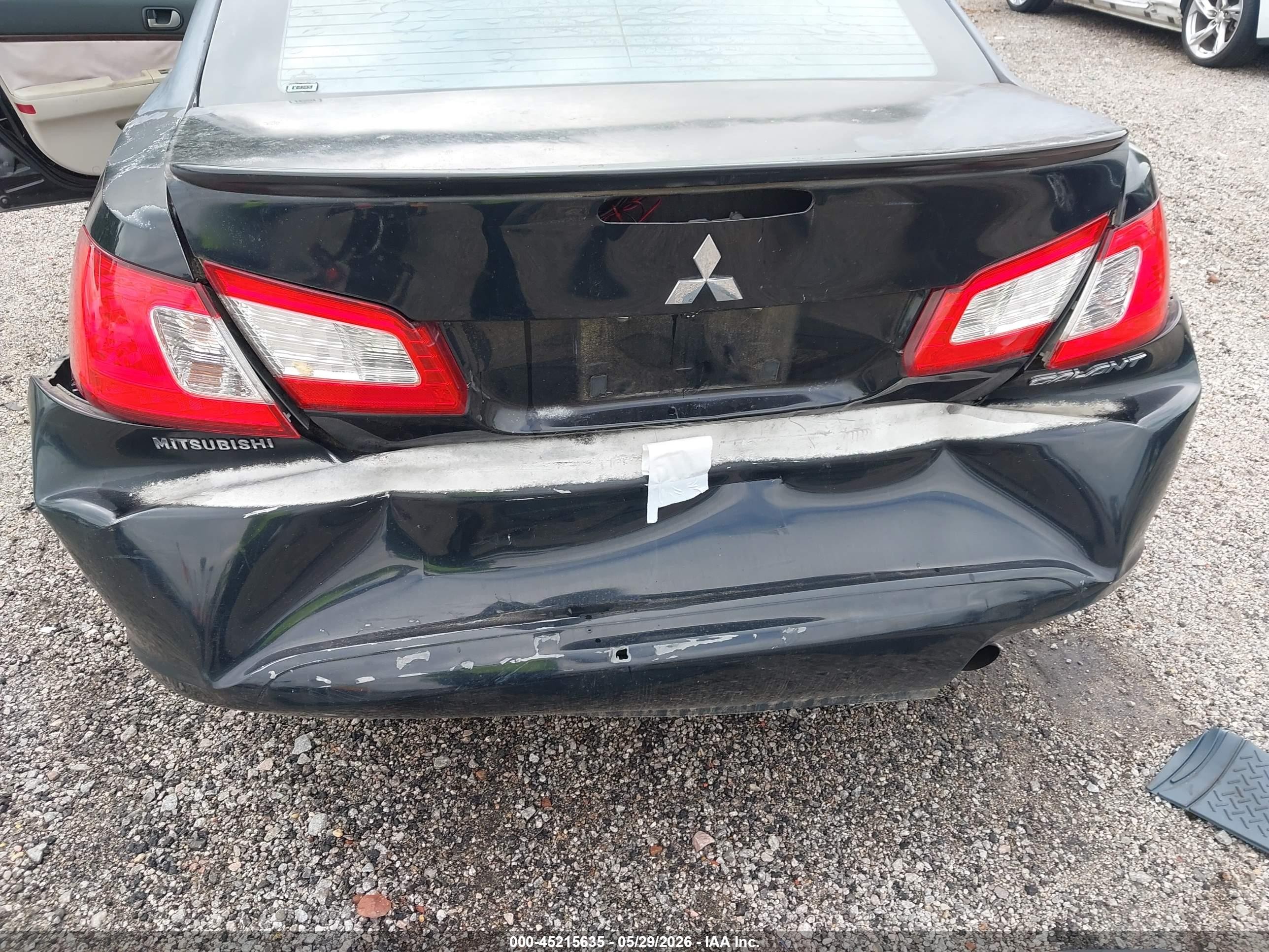 2010 Mitsubishi Galant Es/se Black vin: 4A32B3FF7AE010803