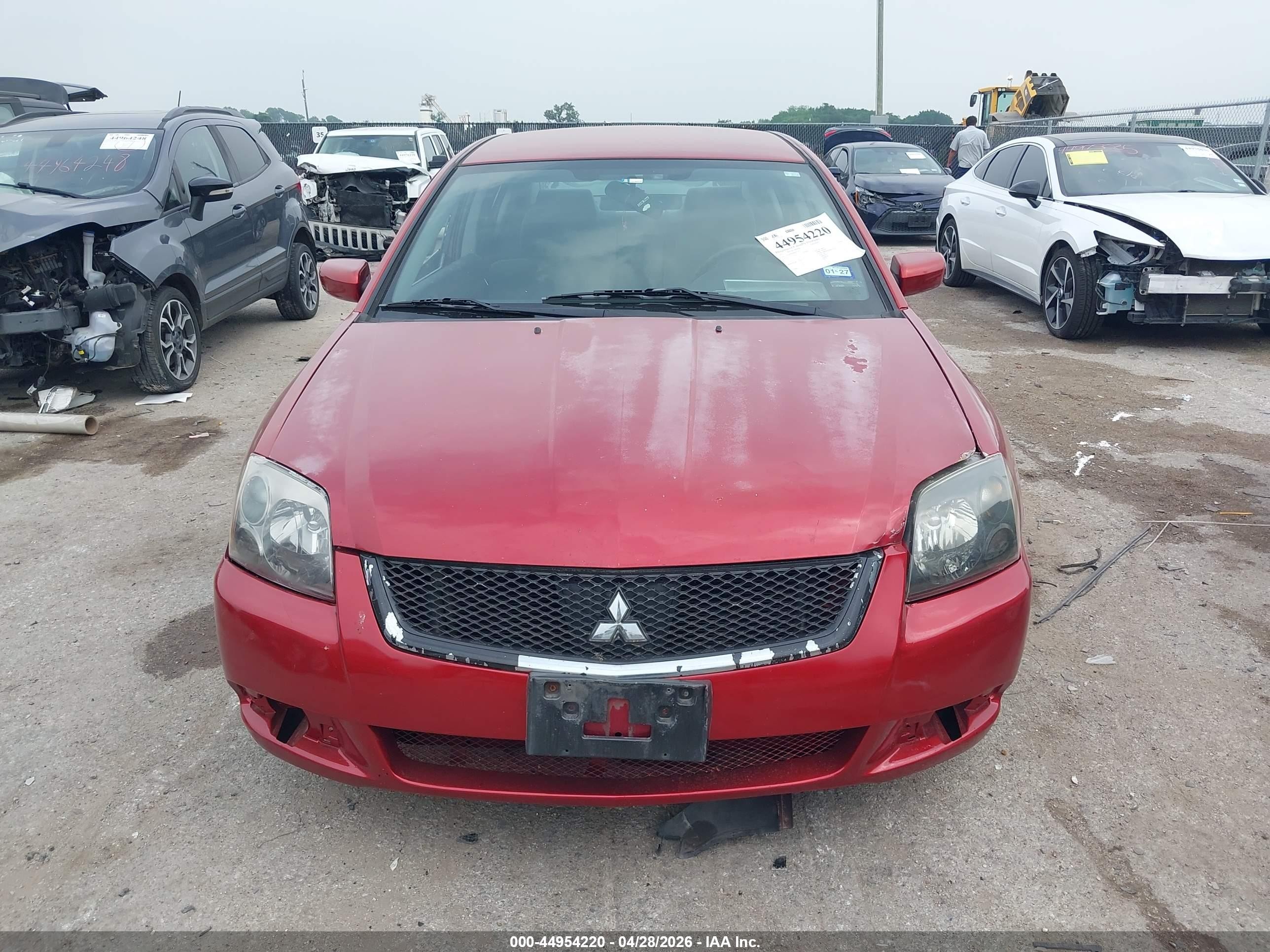 2011 Mitsubishi Galant Es/se Красный vin: 4A32B3FF8BE031547
