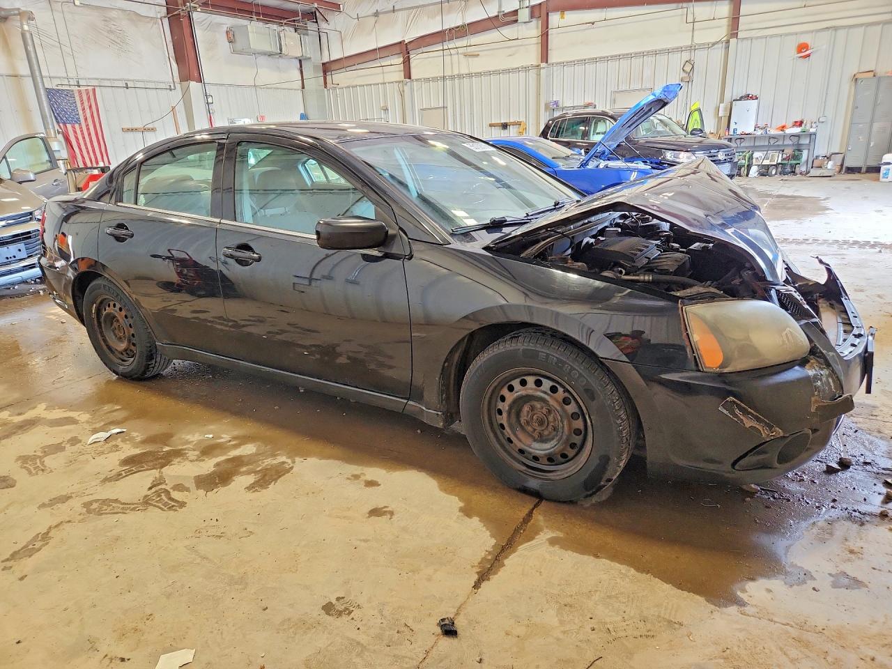 2011 Mitsubishi Galant Es Черный vin: 4A32B3FF8BE033752