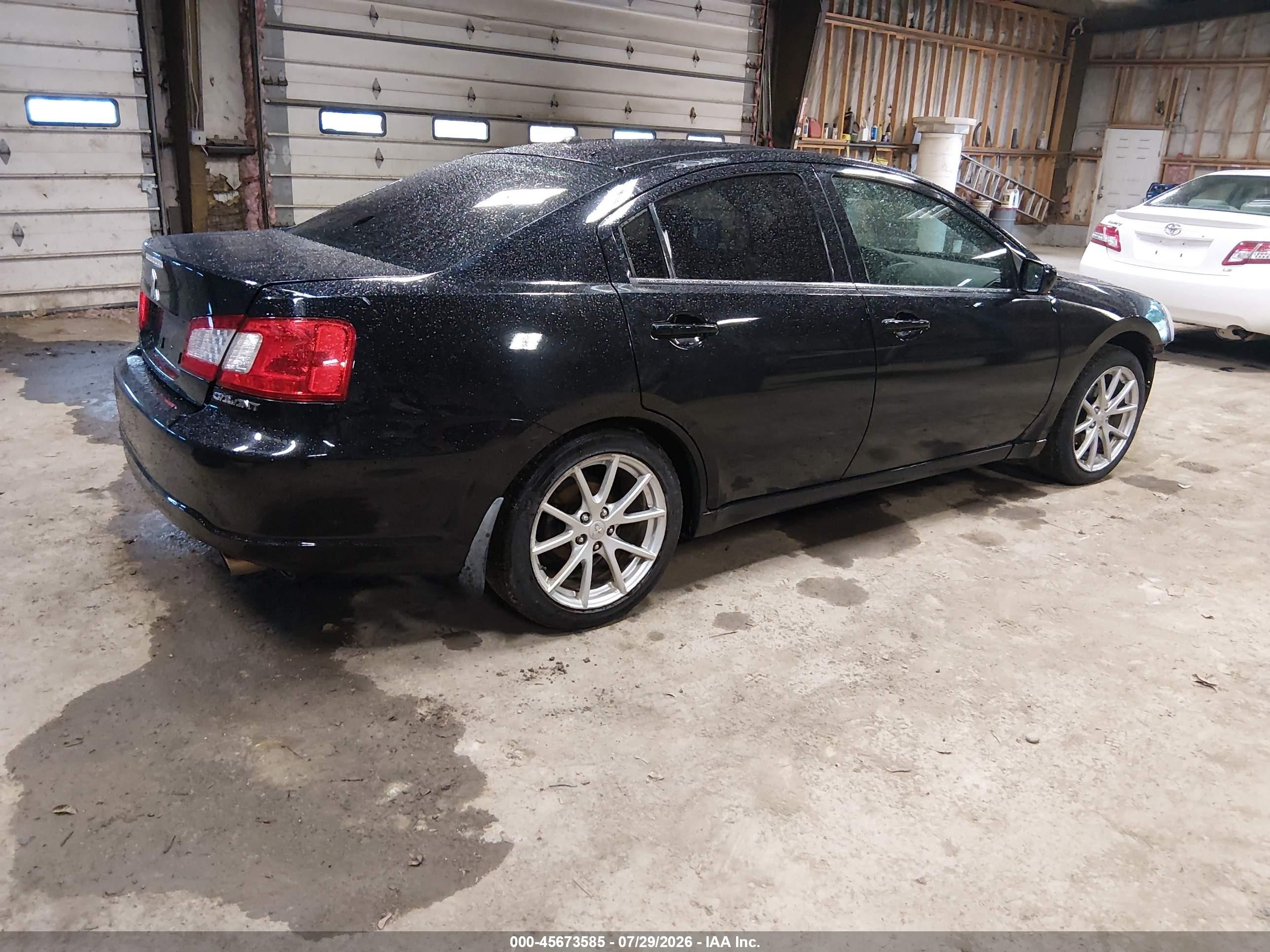 2012 Mitsubishi Galant Es/se Черный vin: 4A32B3FF8CE011283