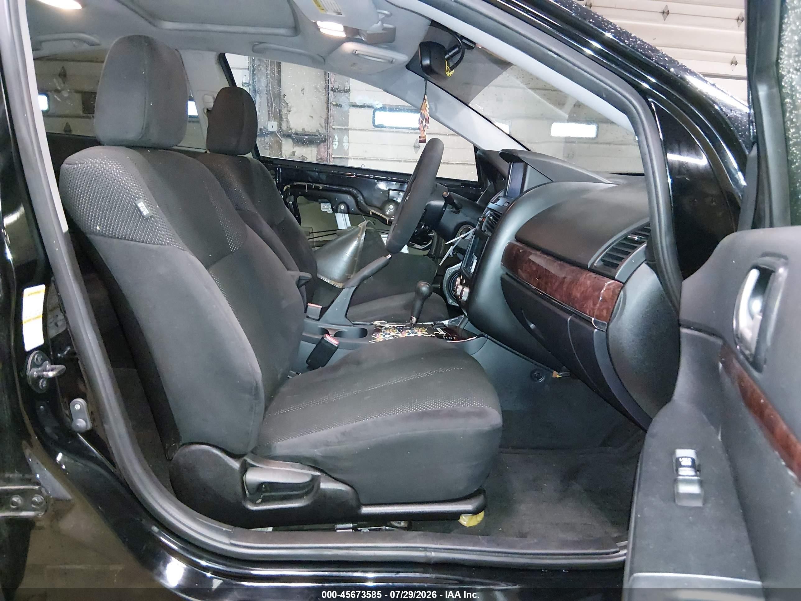 2012 Mitsubishi Galant Es/se Черный vin: 4A32B3FF8CE011283