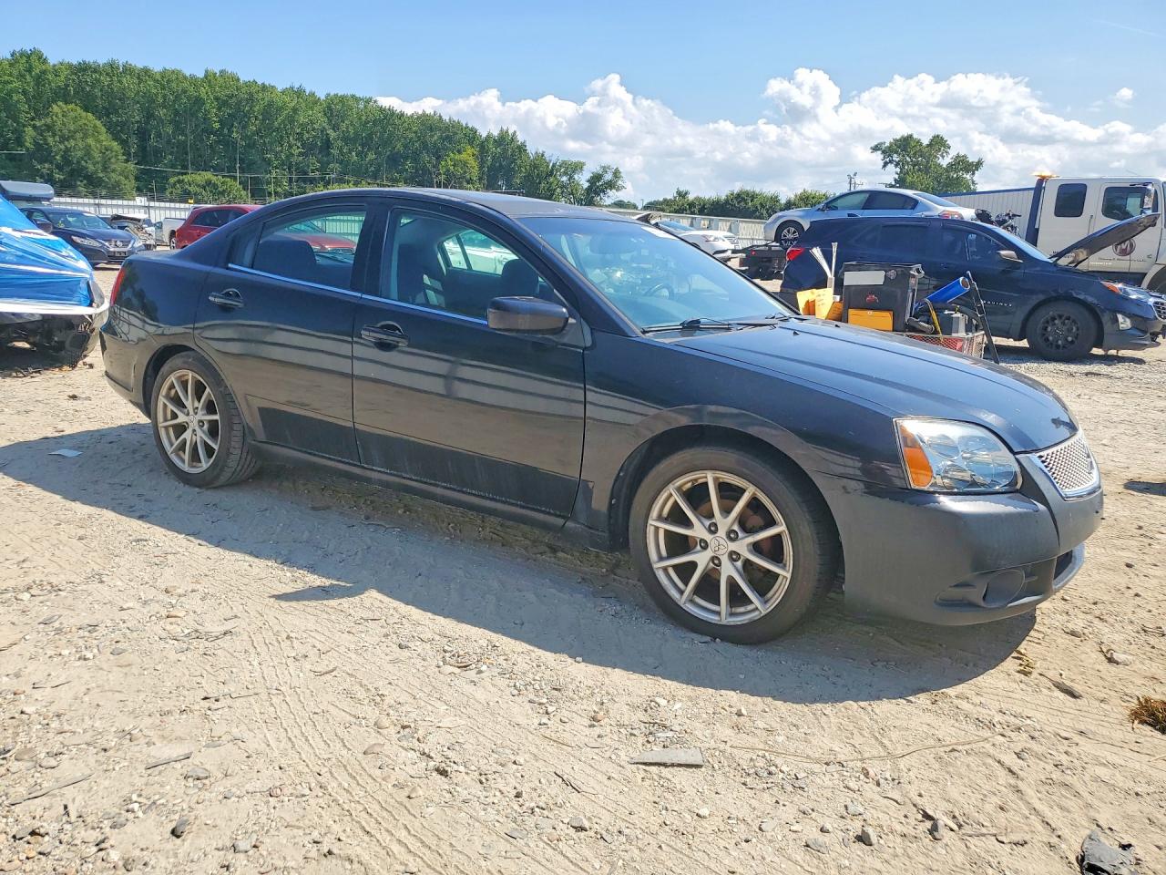 2012 Mitsubishi Galant Es Black vin: 4A32B3FF8CE024874