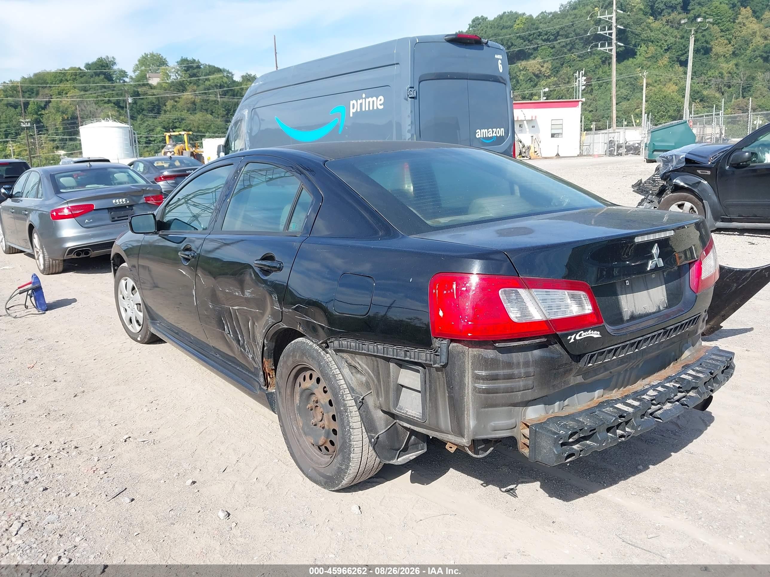 2010 Mitsubishi Galant Es/se Black vin: 4A32B3FF9AE007014
