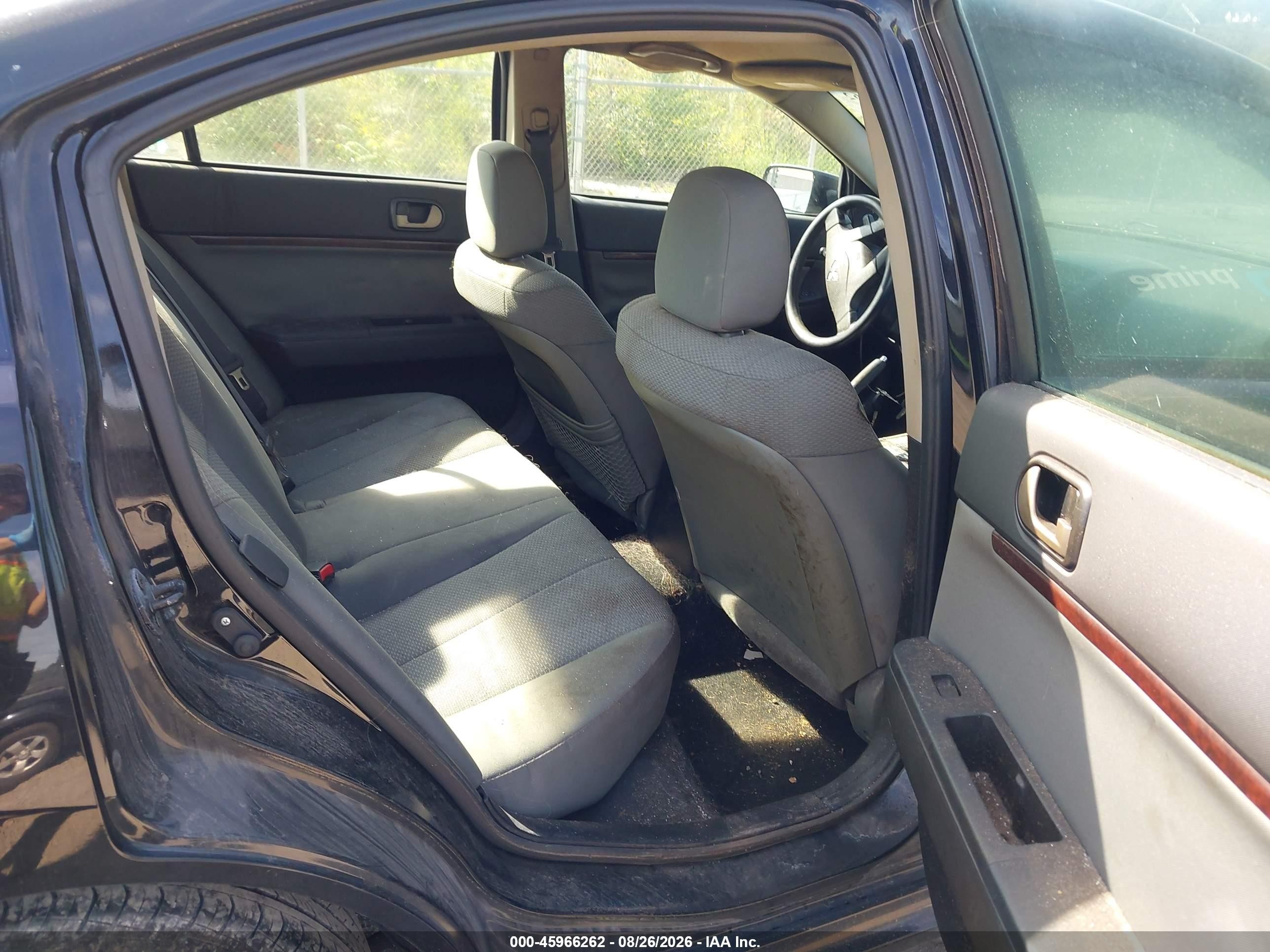 2010 Mitsubishi Galant Es/se Black vin: 4A32B3FF9AE007014