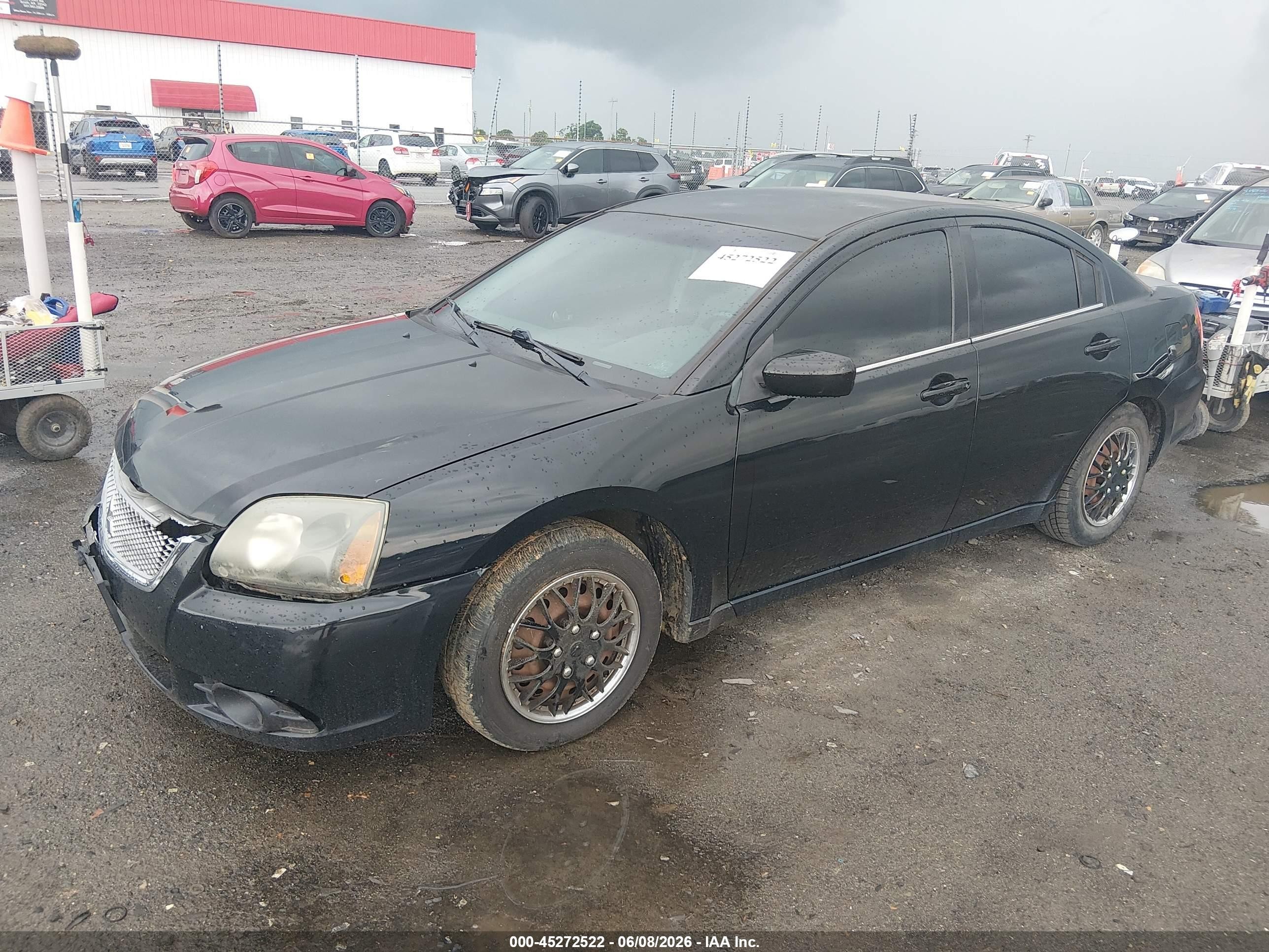 2011 Mitsubishi Galant Es/se Black vin: 4A32B3FF9BE008021