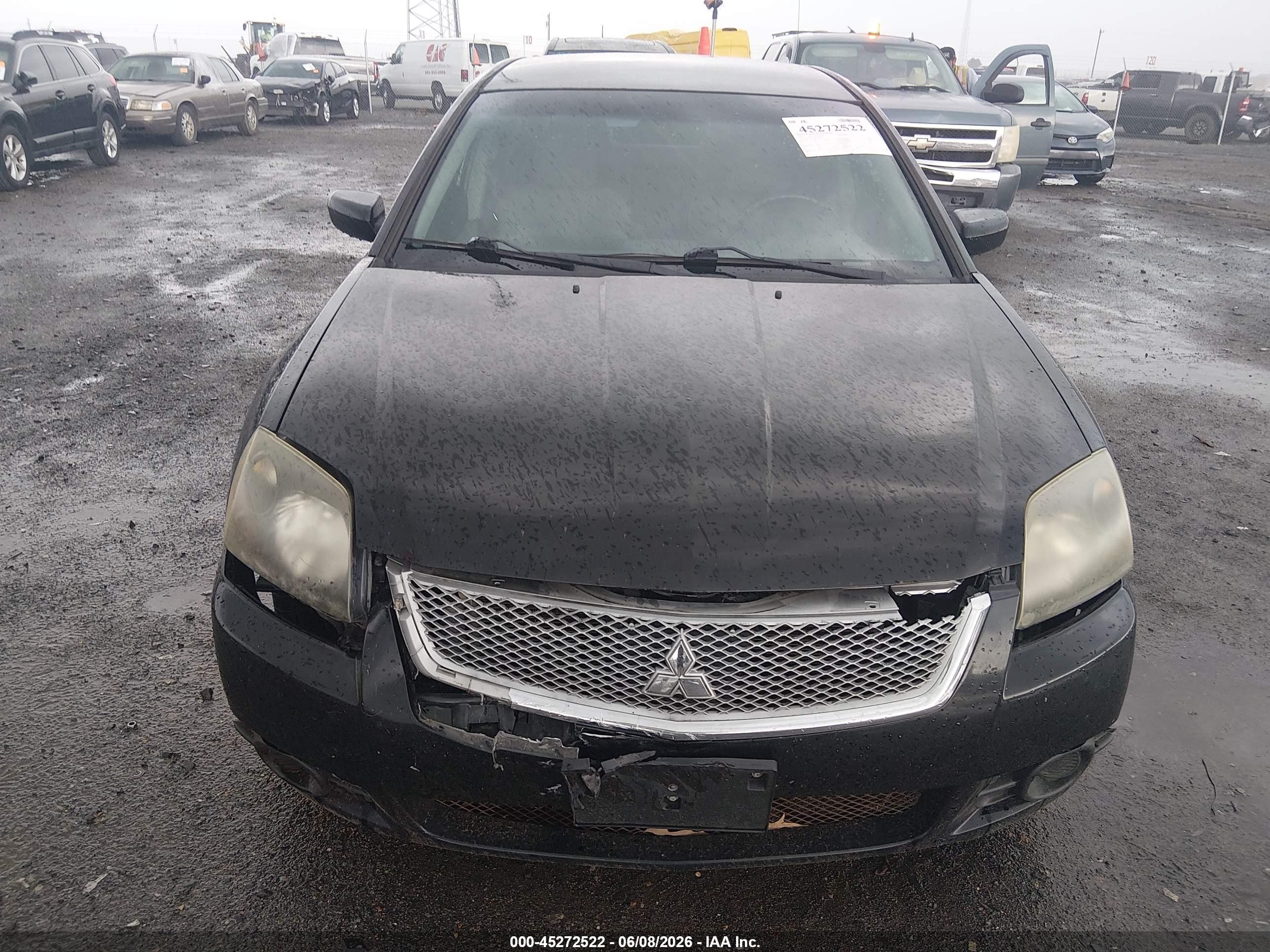 2011 Mitsubishi Galant Es/se Black vin: 4A32B3FF9BE008021