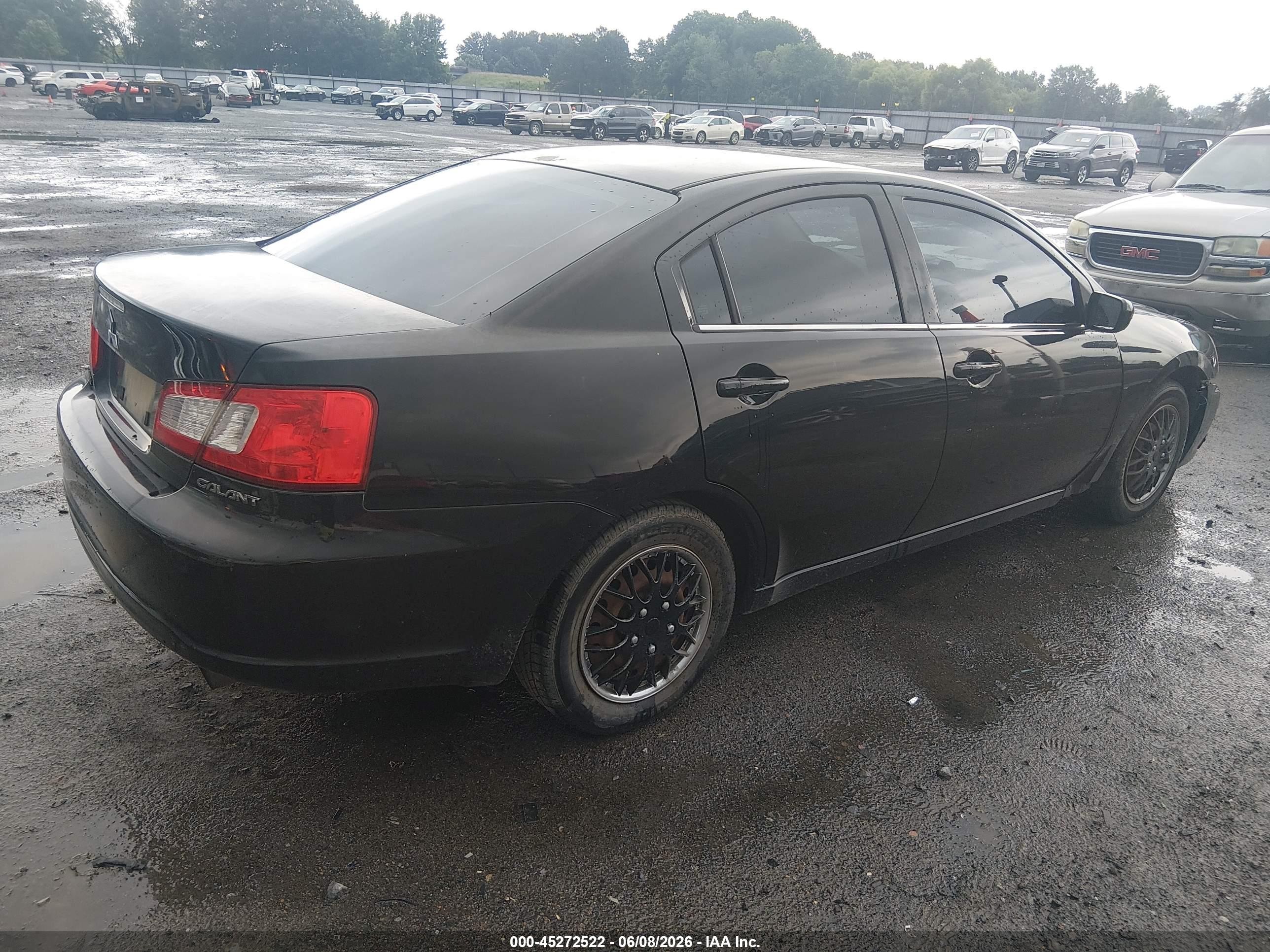 2011 Mitsubishi Galant Es/se Black vin: 4A32B3FF9BE008021