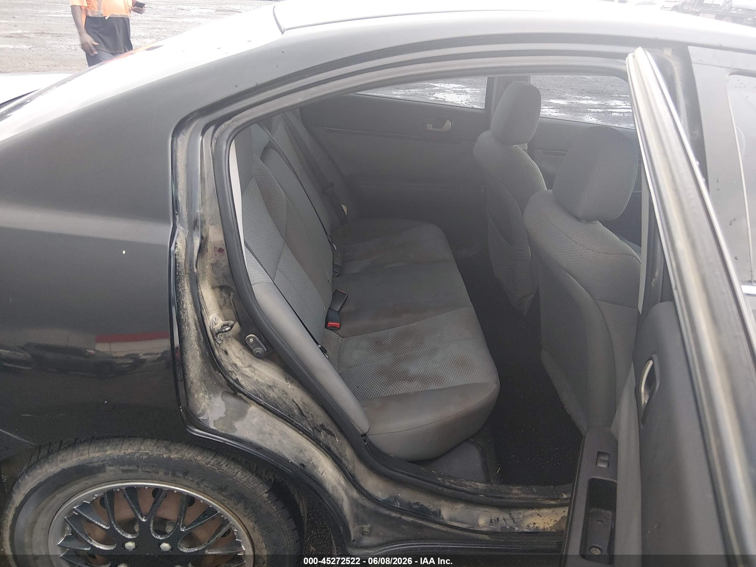 2011 Mitsubishi Galant Es/se Black vin: 4A32B3FF9BE008021