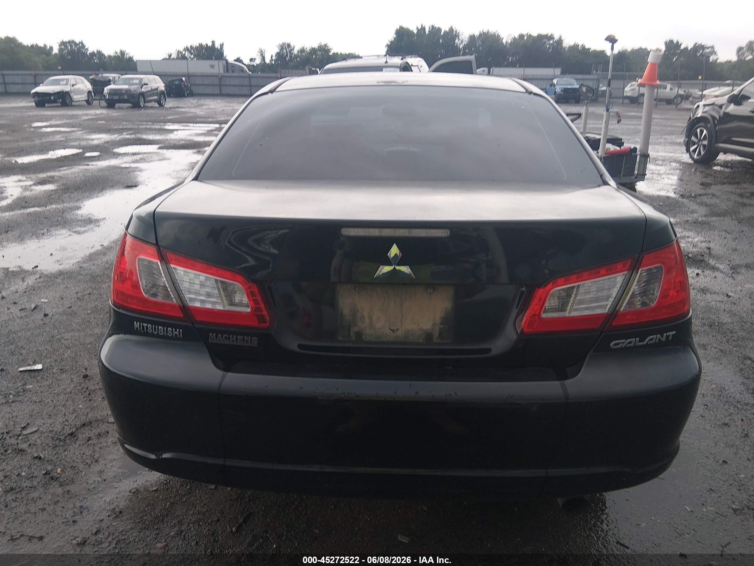 2011 Mitsubishi Galant Es/se Black vin: 4A32B3FF9BE008021