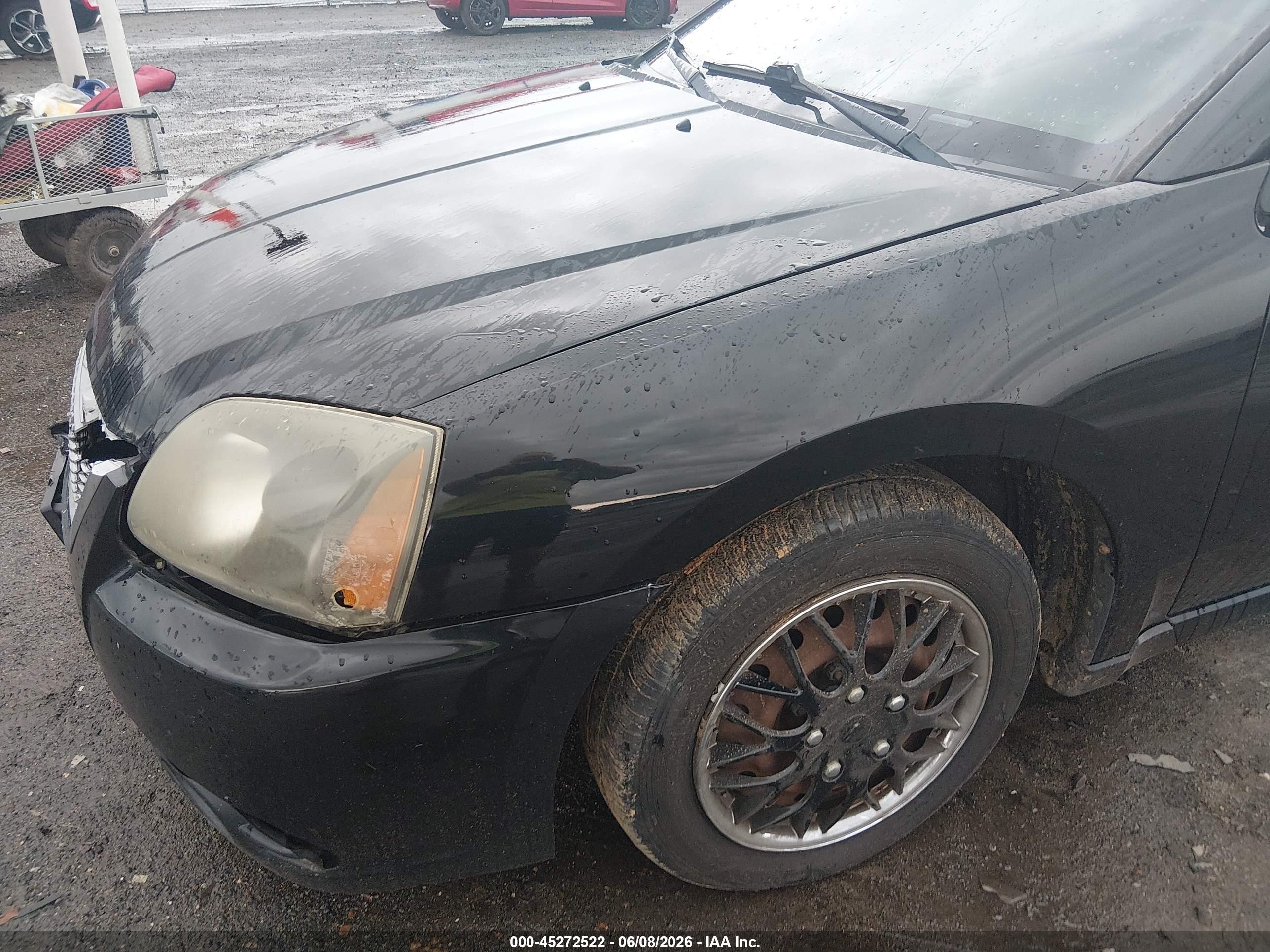 2011 Mitsubishi Galant Es/se Black vin: 4A32B3FF9BE008021