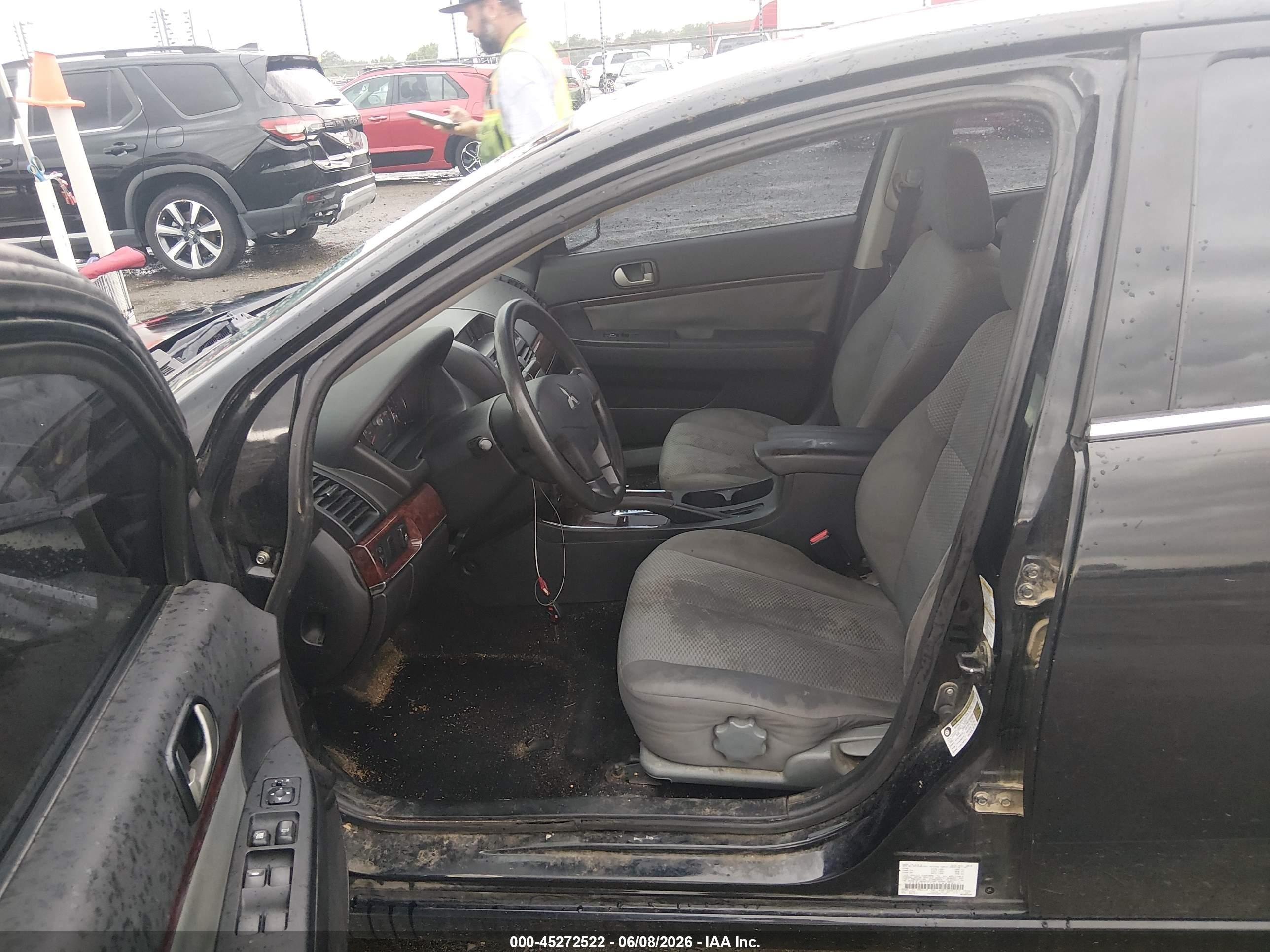 2011 Mitsubishi Galant Es/se Black vin: 4A32B3FF9BE008021