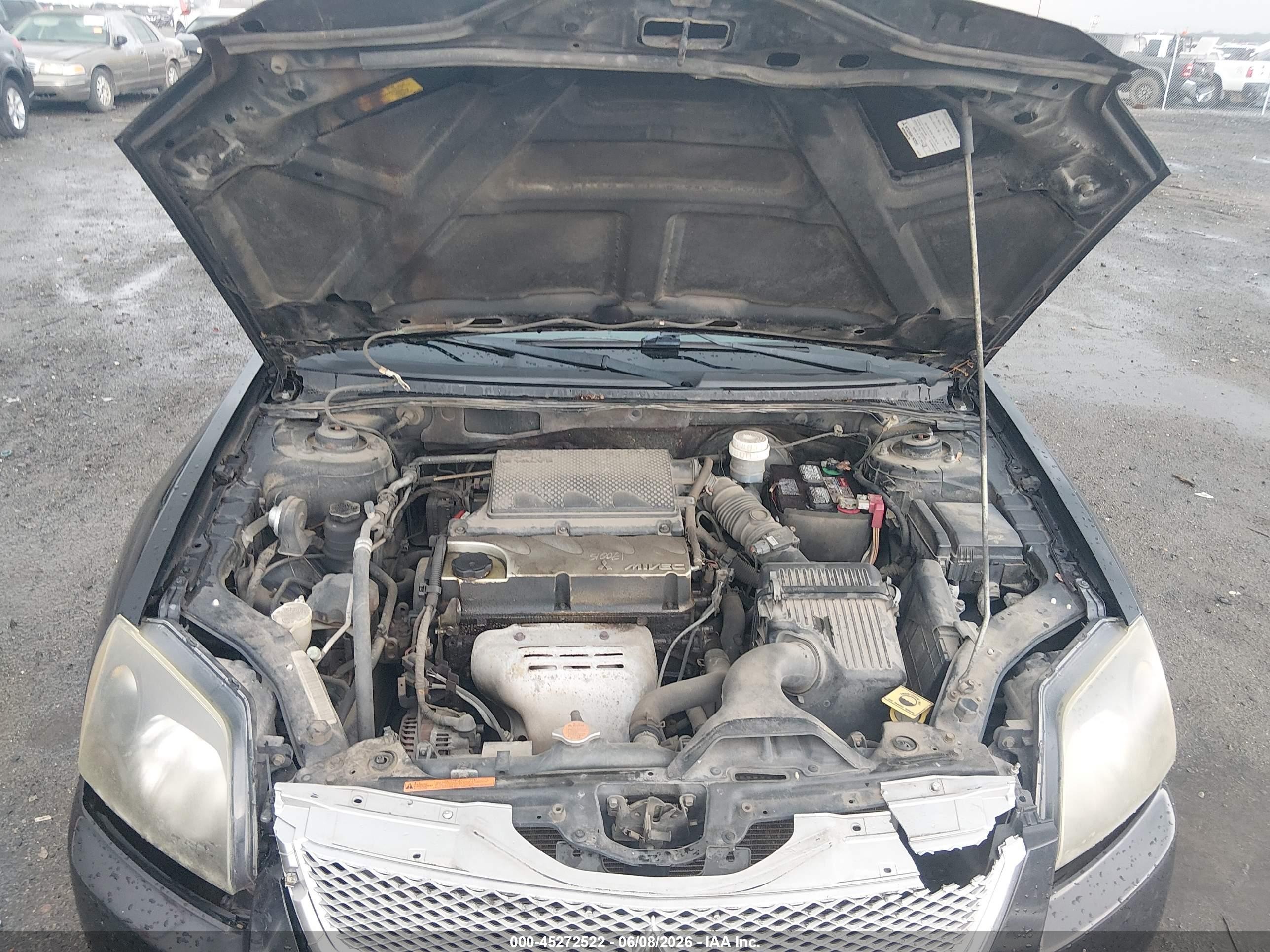 2011 Mitsubishi Galant Es/se Black vin: 4A32B3FF9BE008021