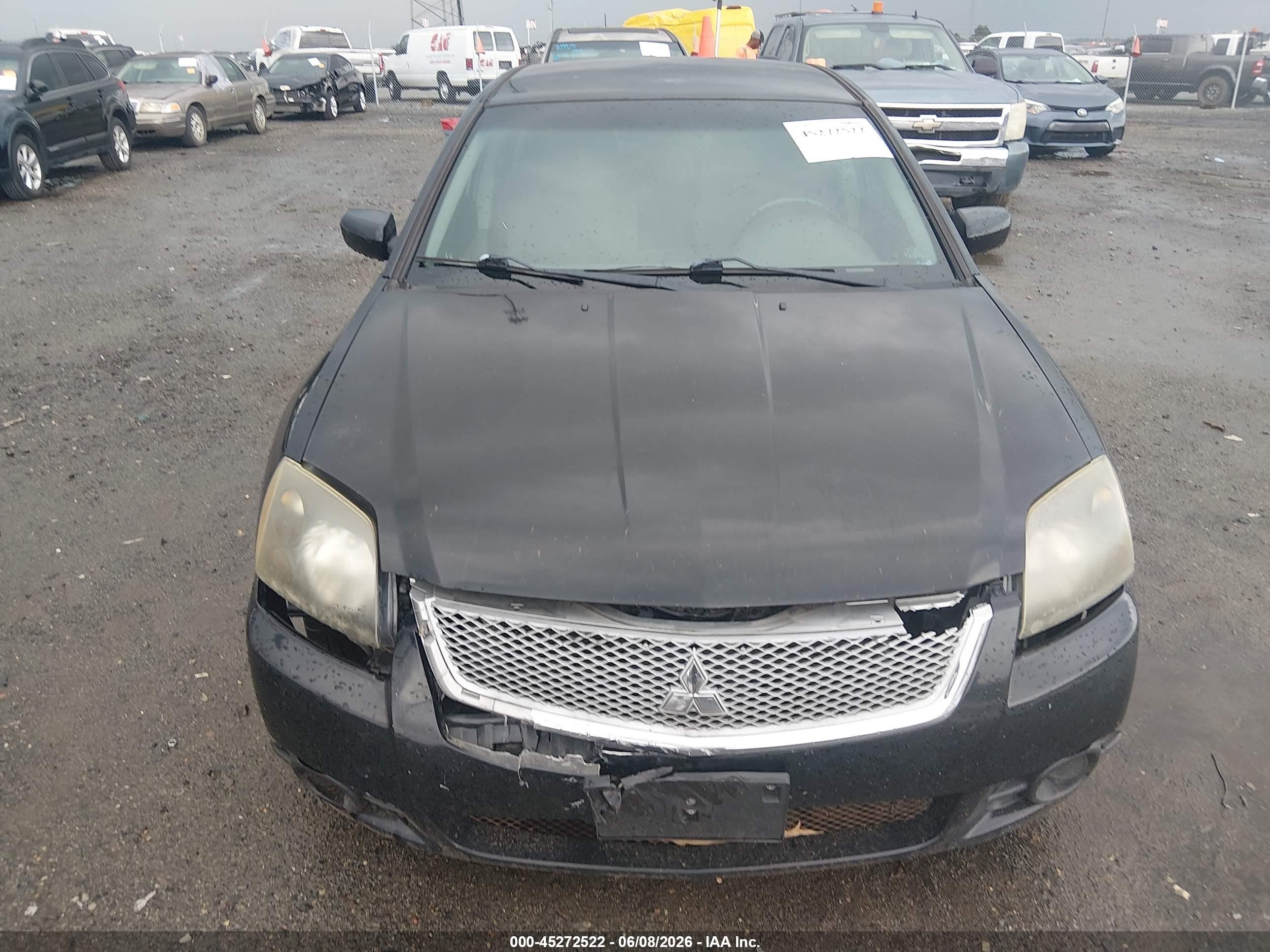 2011 Mitsubishi Galant Es/se Black vin: 4A32B3FF9BE008021