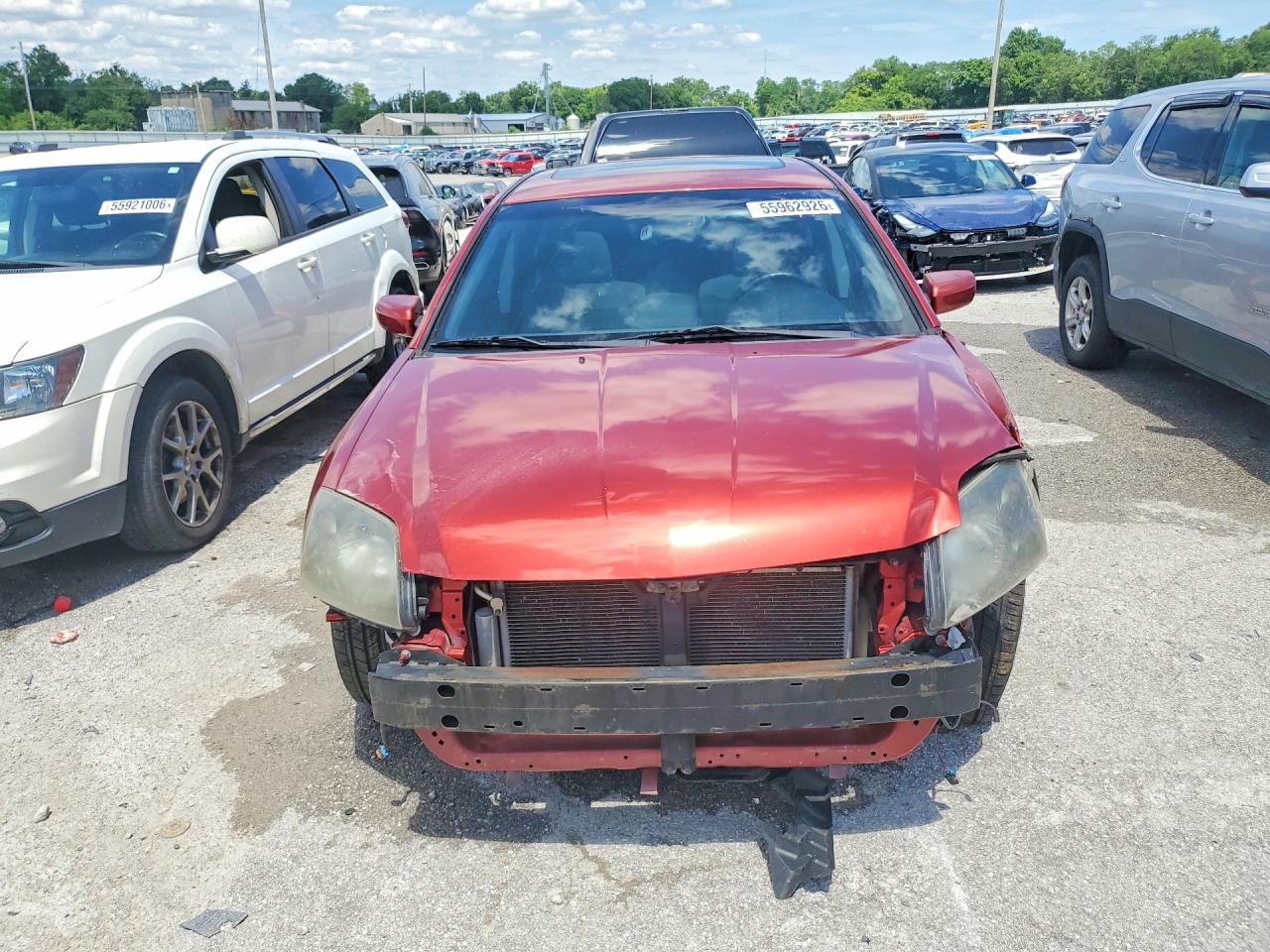 2011 Mitsubishi Galant Es Red vin: 4A32B3FF9BE031315