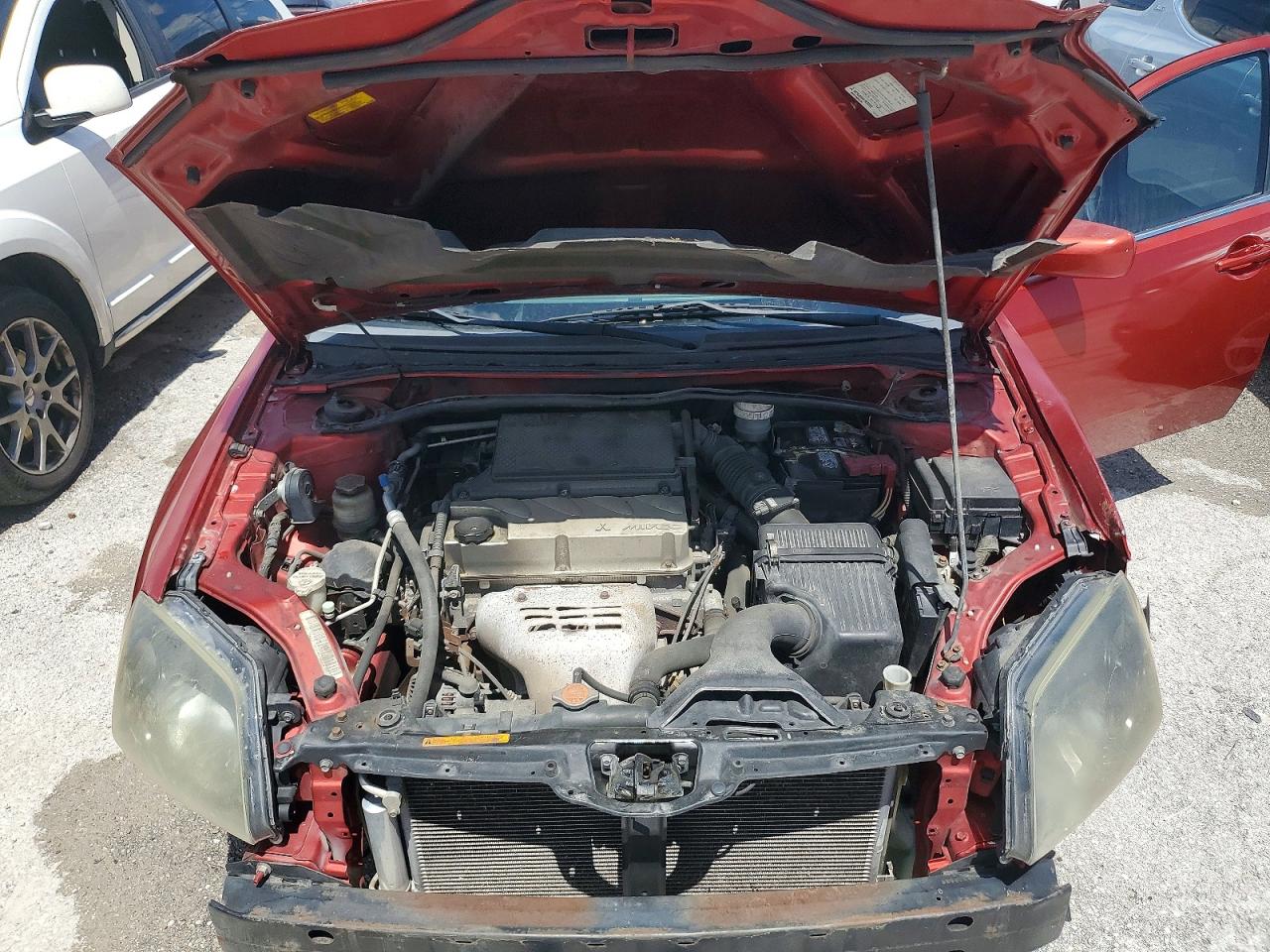 2011 Mitsubishi Galant Es Red vin: 4A32B3FF9BE031315