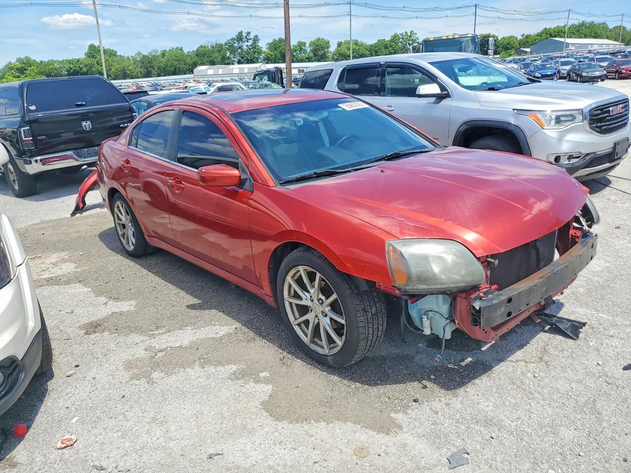 2011 Mitsubishi Galant Es Red vin: 4A32B3FF9BE031315