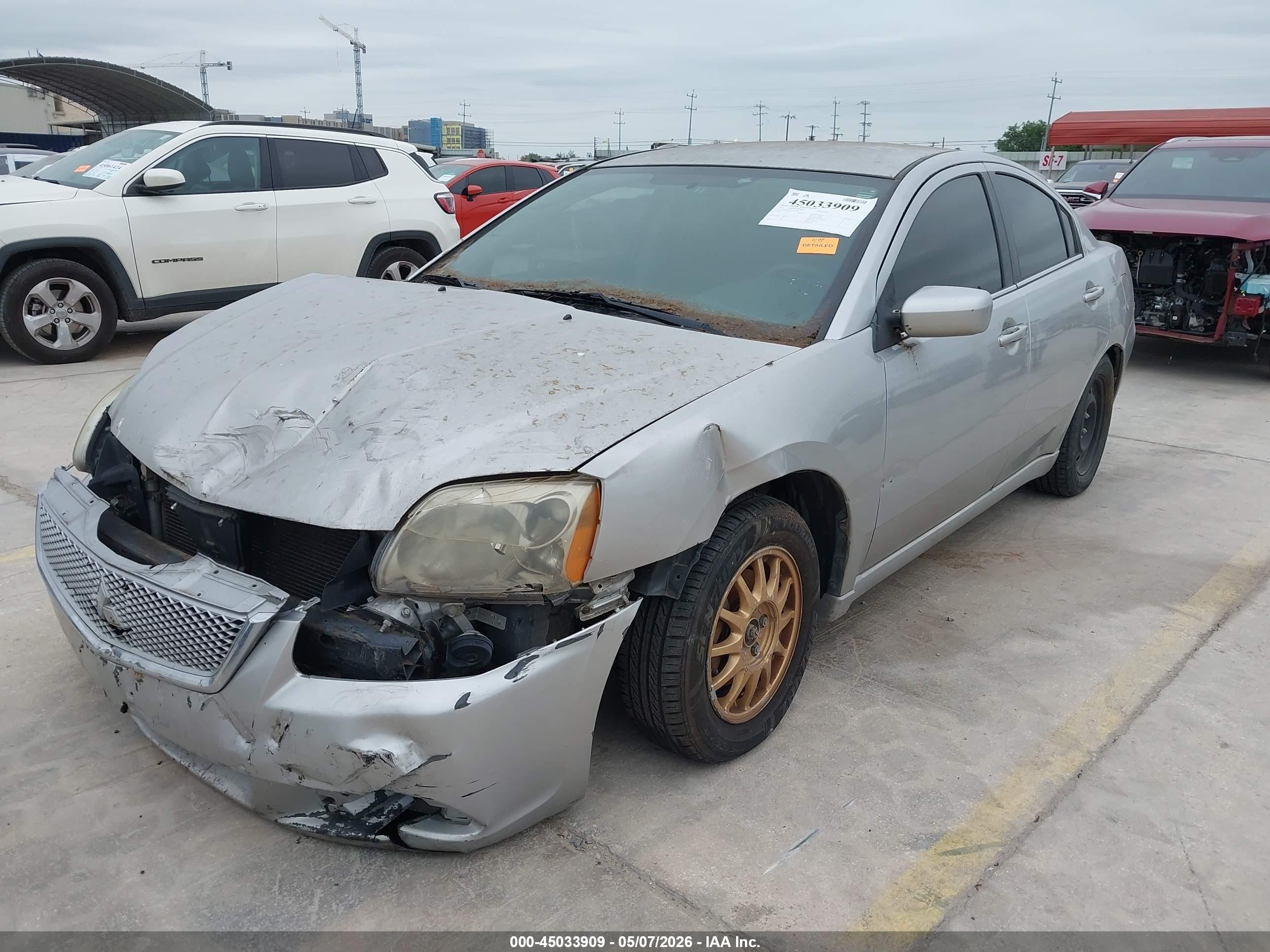 2012 Mitsubishi Galant Es/se Silver vin: 4A32B3FF9CE014824