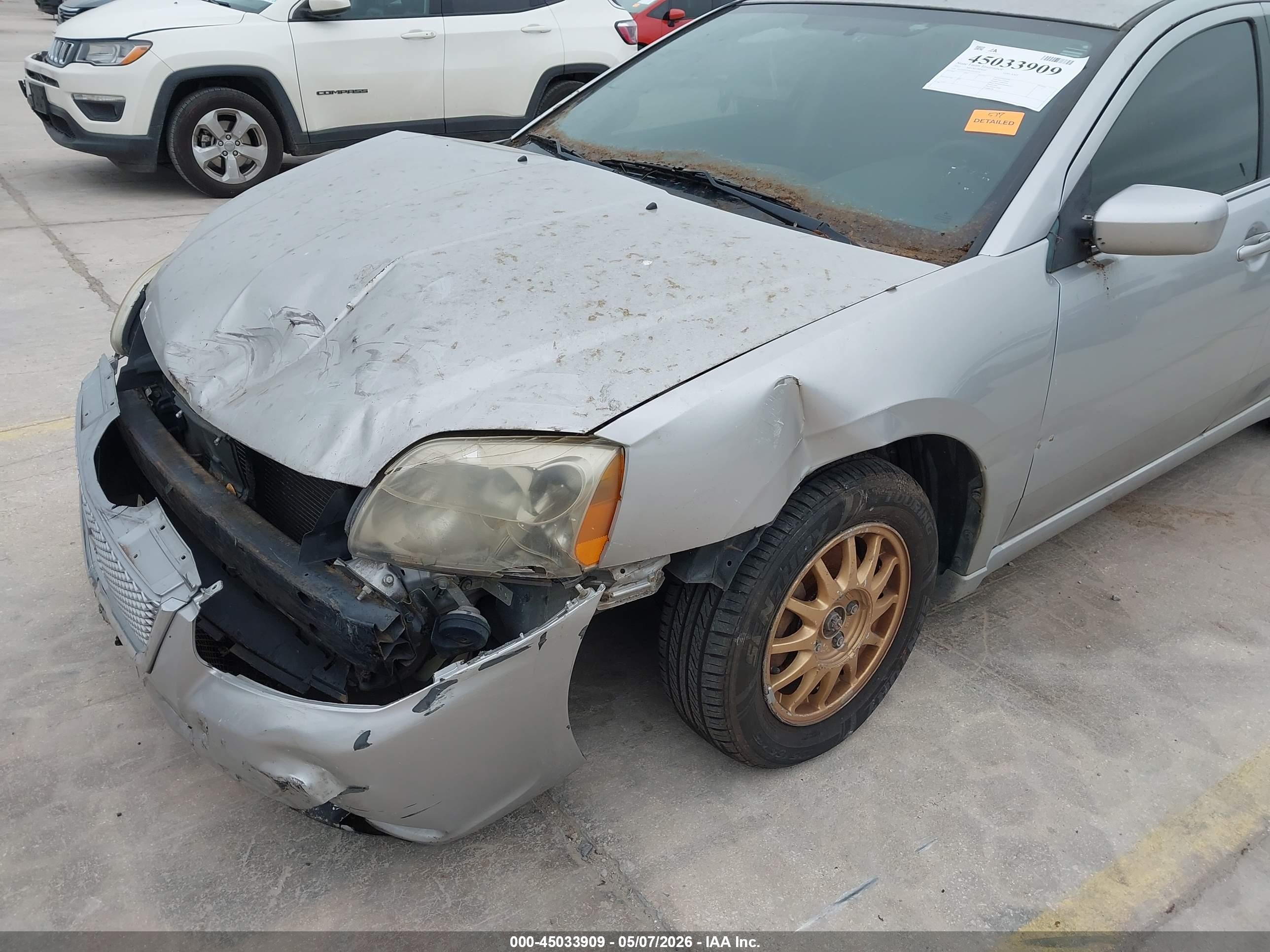2012 Mitsubishi Galant Es/se Silver vin: 4A32B3FF9CE014824