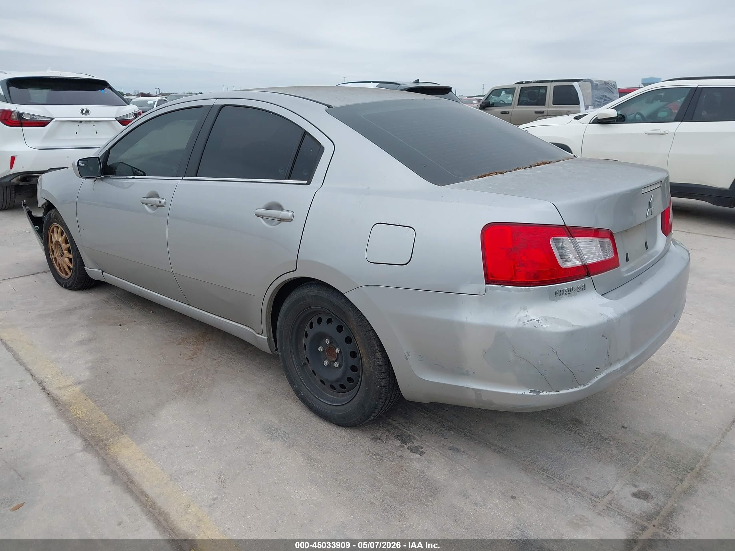 2012 Mitsubishi Galant Es/se Silver vin: 4A32B3FF9CE014824