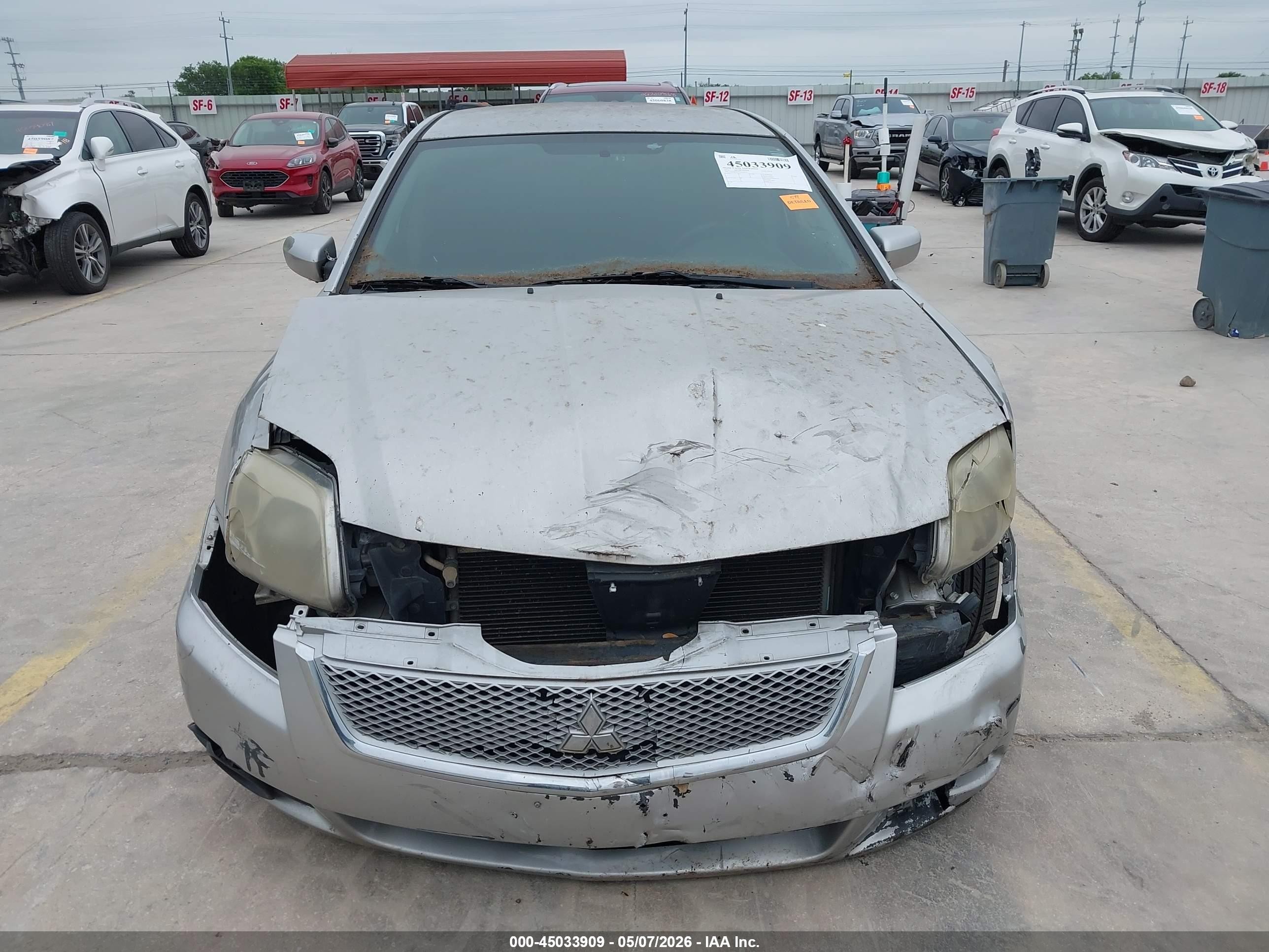 2012 Mitsubishi Galant Es/se Silver vin: 4A32B3FF9CE014824