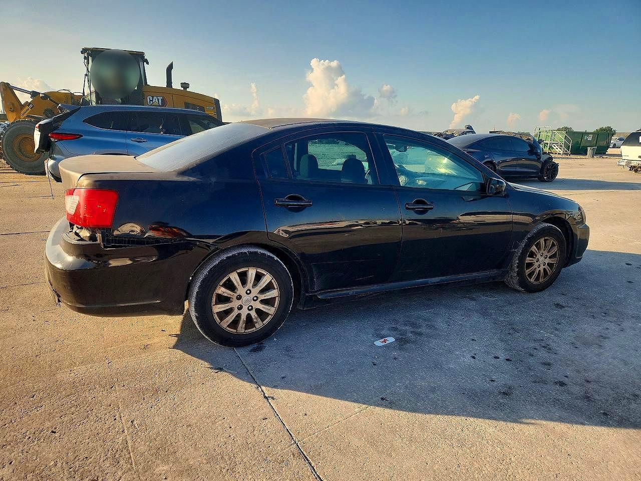 2010 Mitsubishi Galant Es Black vin: 4A32B3FFXAE011637