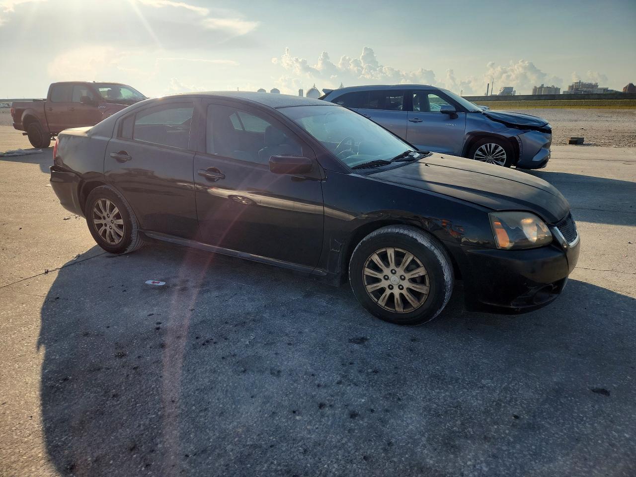 2010 Mitsubishi Galant Es Black vin: 4A32B3FFXAE011637