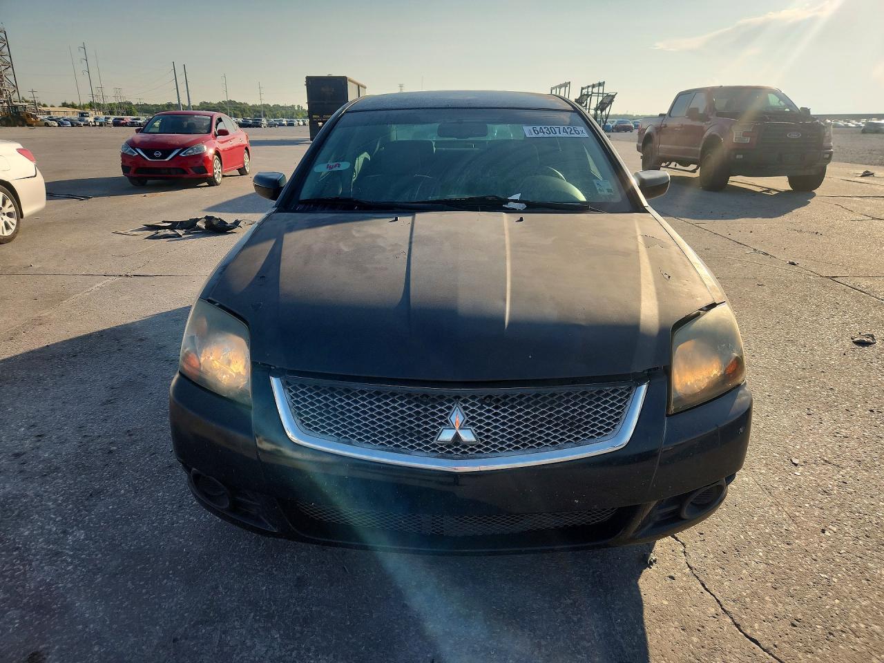 2010 Mitsubishi Galant Es Black vin: 4A32B3FFXAE011637