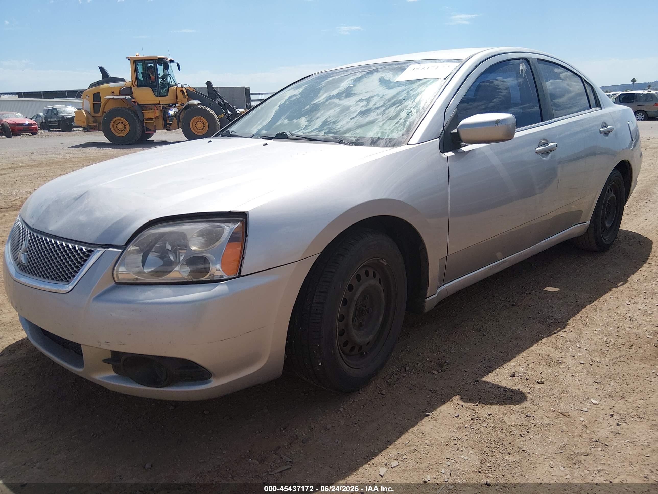 2011 Mitsubishi Galant Es/se Silver vin: 4A32B3FFXBE016001