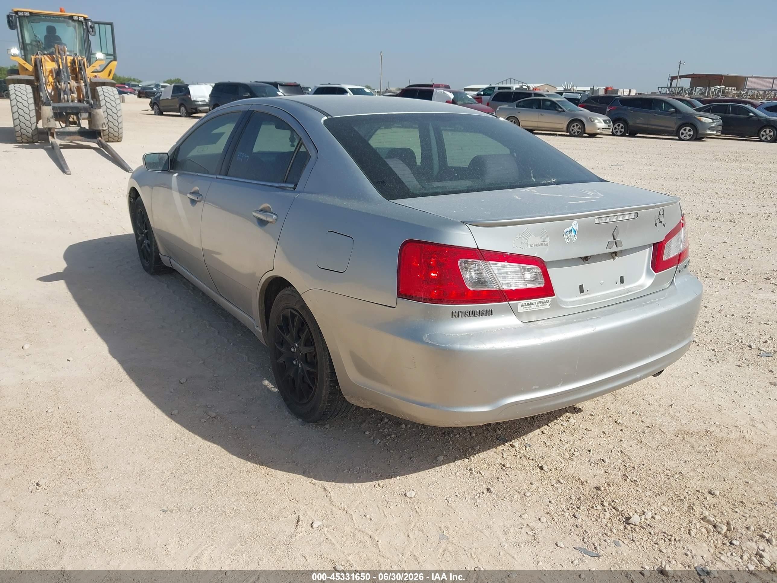 2012 Mitsubishi Galant Es/se Серебряный vin: 4A32B3FFXCE012001