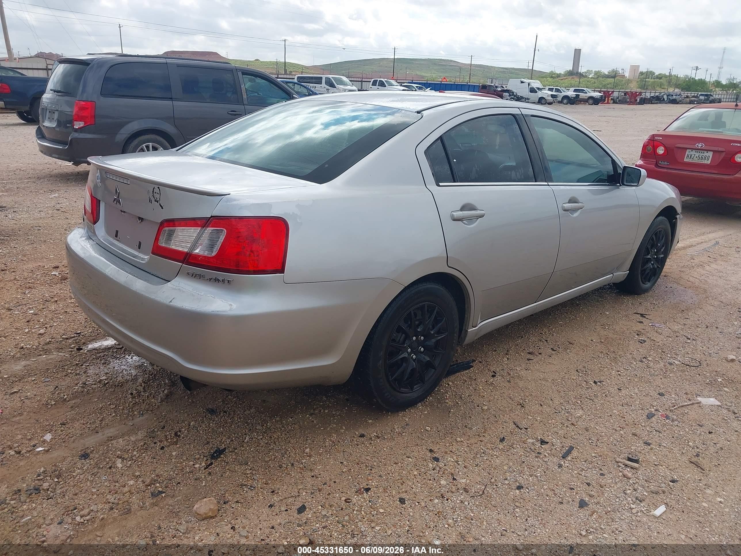 2012 Mitsubishi Galant Es/se Серебряный vin: 4A32B3FFXCE012001
