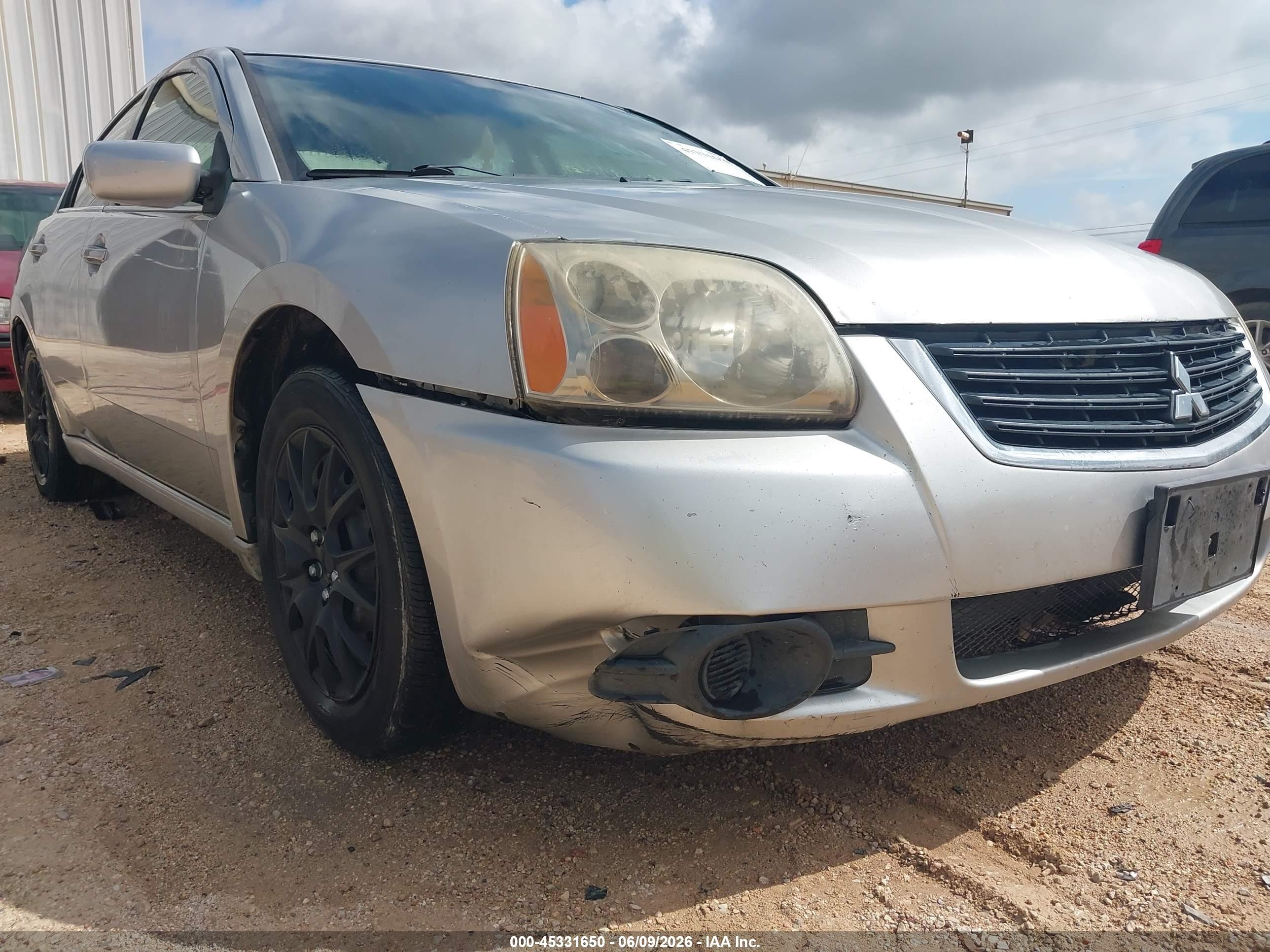 2012 Mitsubishi Galant Es/se Серебряный vin: 4A32B3FFXCE012001