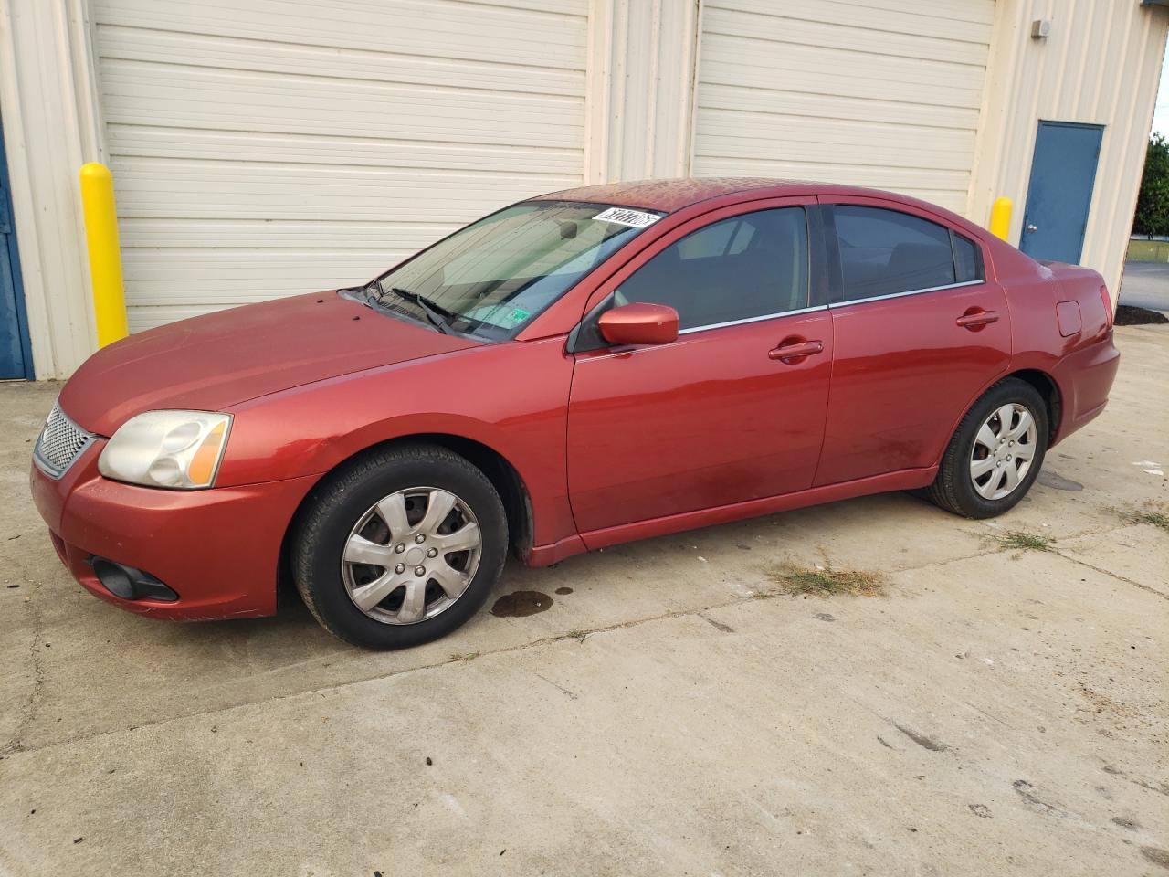 2012 Mitsubishi Galant Orange vin: 4A32B3FFXCE014167 Damage: Left Front Fender, Dent(S) W/ Paint Dmg, 7 To 8 Inches
