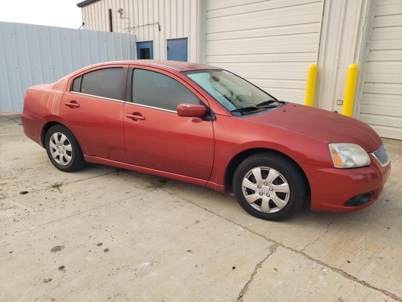 2012 Mitsubishi Galant Orange vin: 4A32B3FFXCE014167 Damage: Right Front Door, Dent(S) W/ Paint Dmg, 3 To 4 Inches