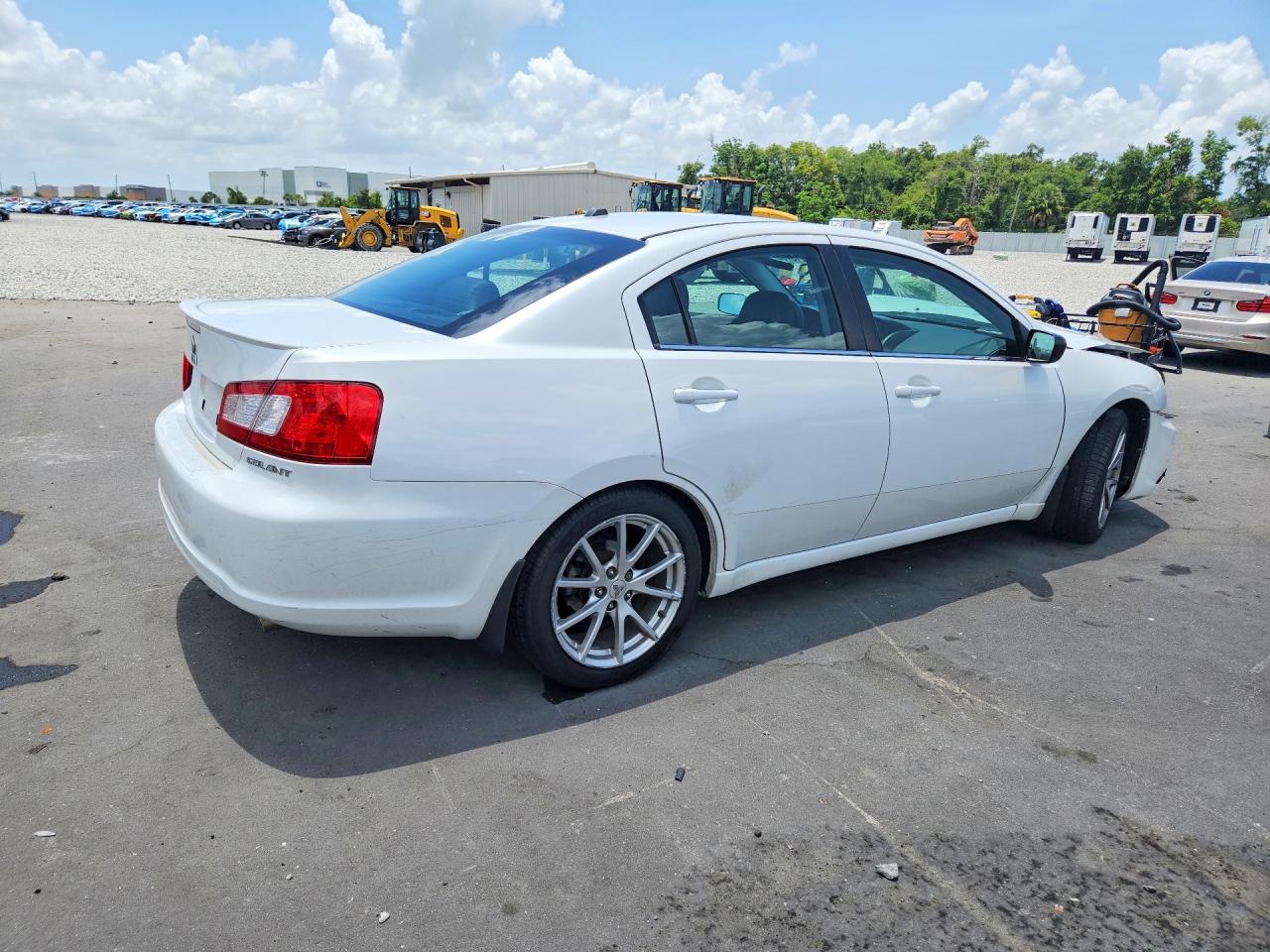 2012 Mitsubishi Galant Es White vin: 4A32B3FFXCE014931