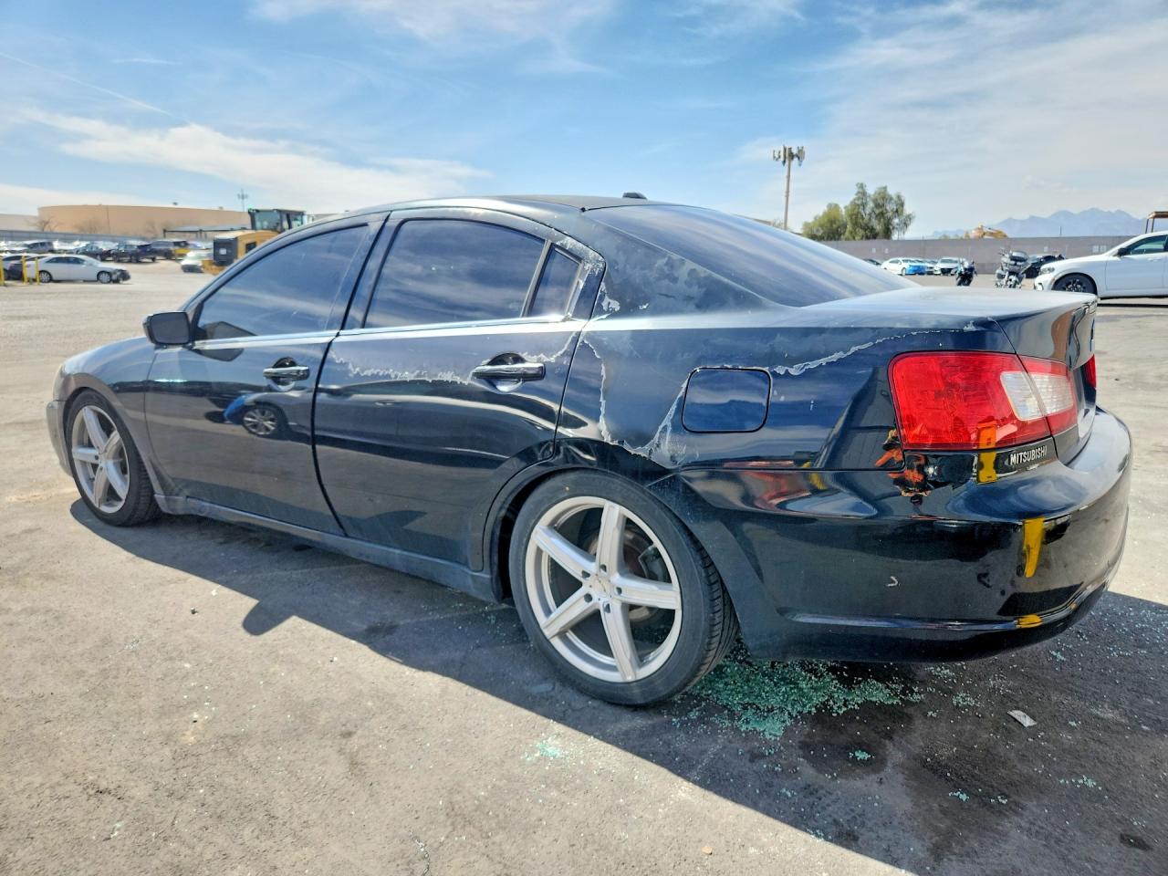 2012 Mitsubishi Galant Black vin: 4A32B3FFXCE017375
