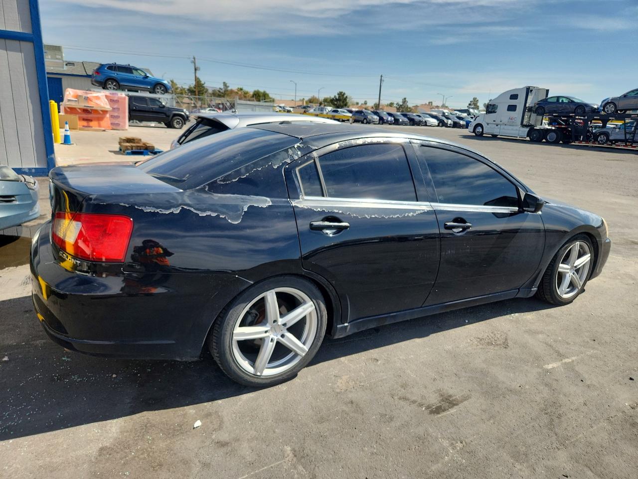 2012 Mitsubishi Galant Black vin: 4A32B3FFXCE017375
