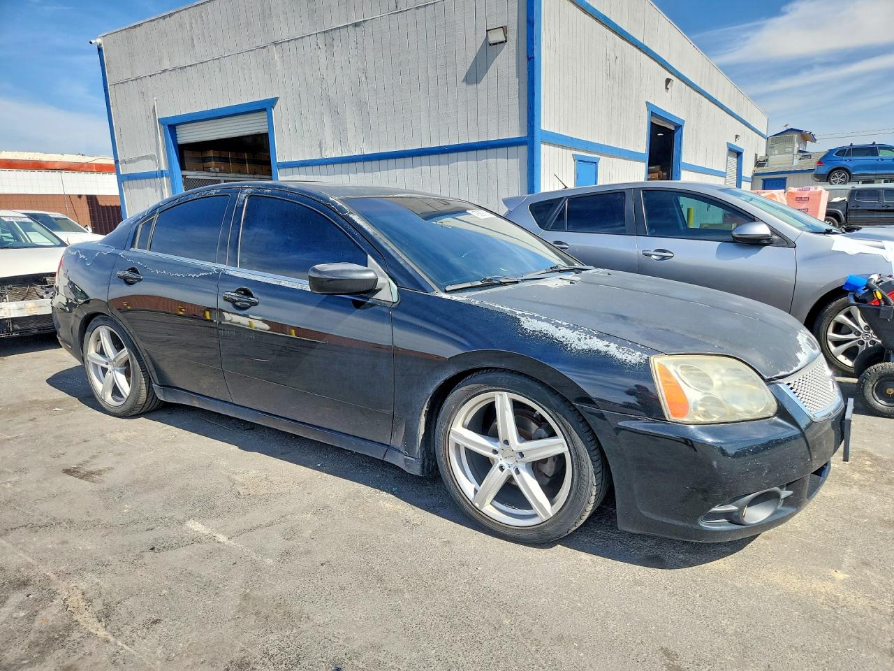 2012 Mitsubishi Galant Black vin: 4A32B3FFXCE017375