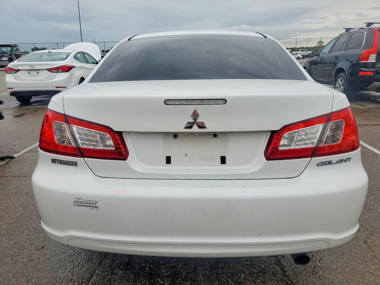 2012 Mitsubishi Galant Es White vin: 4A32B3FFXCE022561