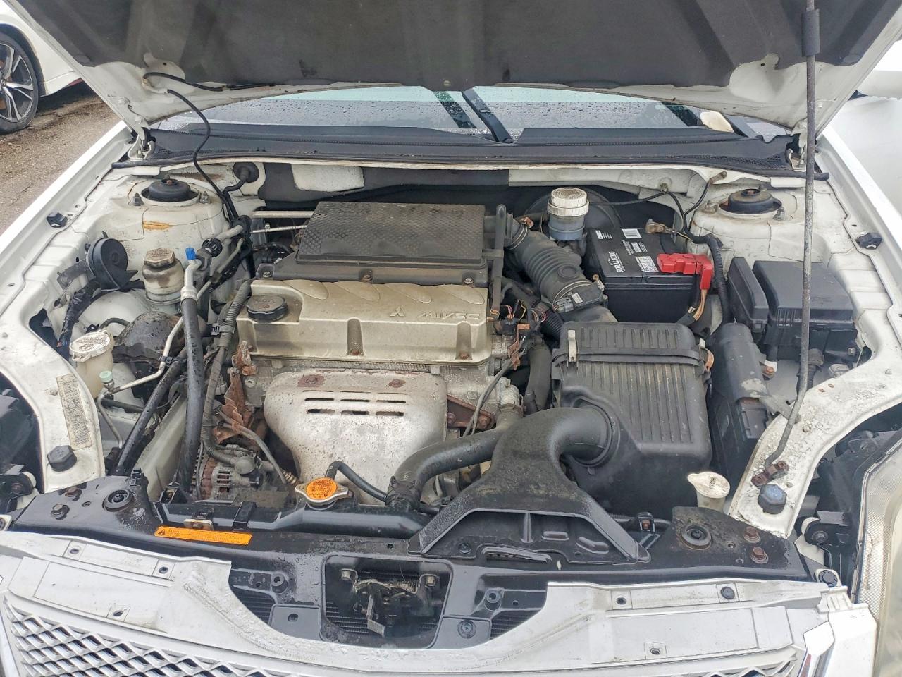 2012 Mitsubishi Galant Es White vin: 4A32B3FFXCE022561