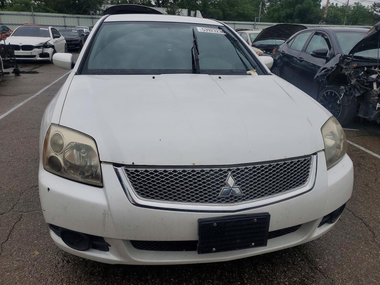 2012 Mitsubishi Galant Es White vin: 4A32B3FFXCE022561