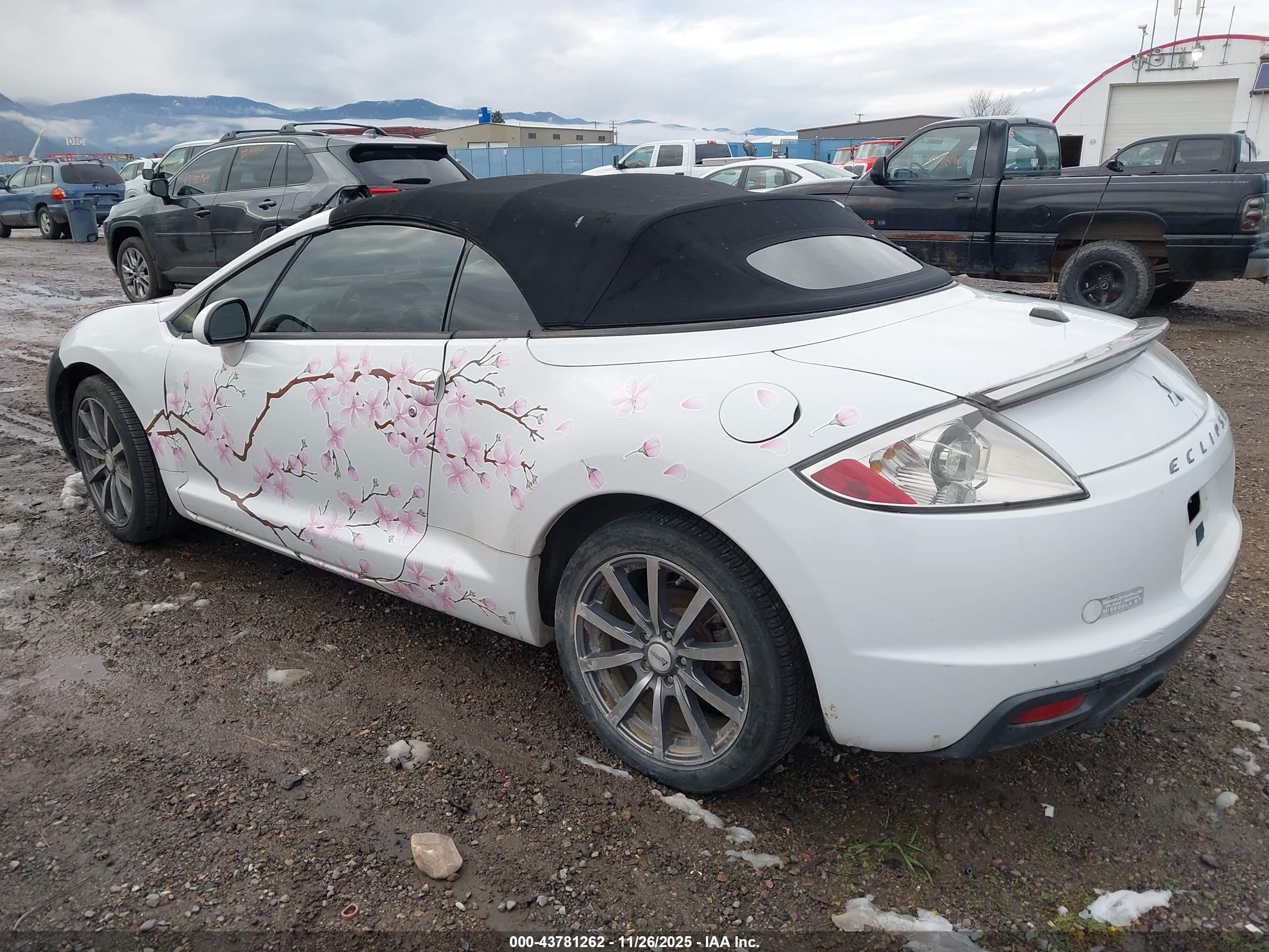 2012 Mitsubishi Eclipse Spyder Gs Sport Белый vin: 4A37L2EF1CE003086