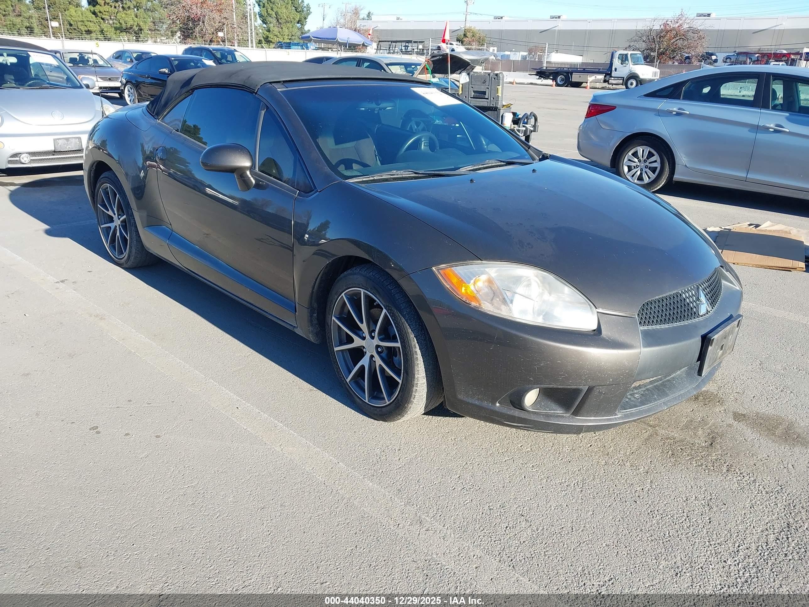 2012 Mitsubishi Eclipse Spyder Gs Sport Green vin: 4A37L2EF3CE003591
