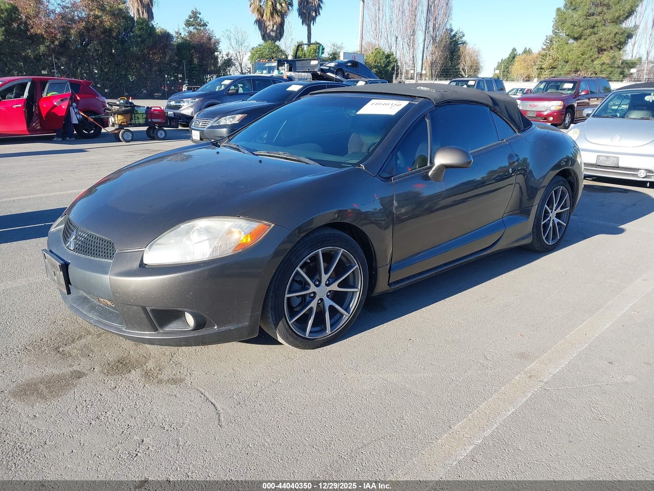 2012 Mitsubishi Eclipse Spyder Gs Sport Green vin: 4A37L2EF3CE003591