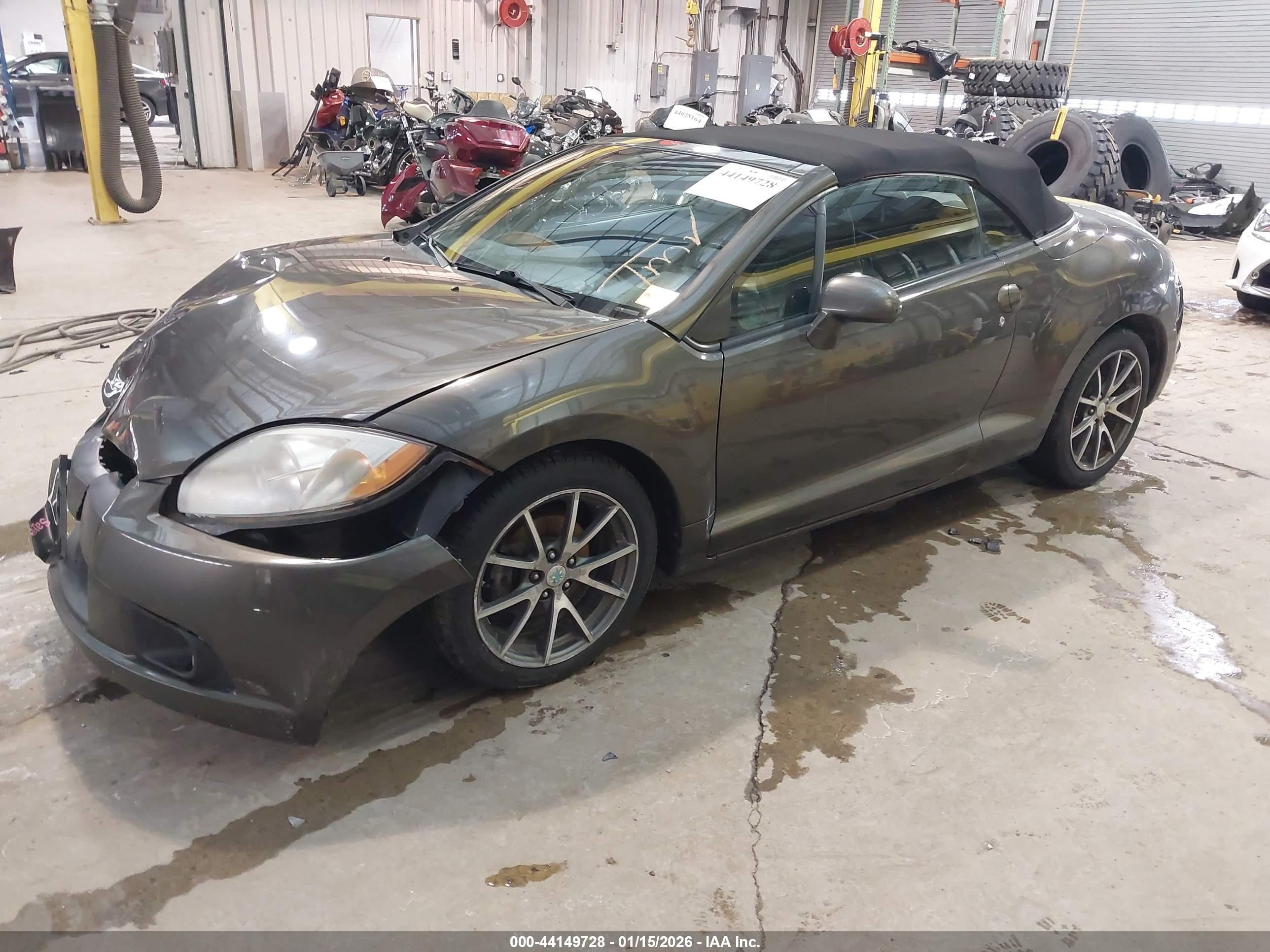 2012 Mitsubishi Eclipse Spyder Gs Sport Gray vin: 4A37L2EF4CE001543