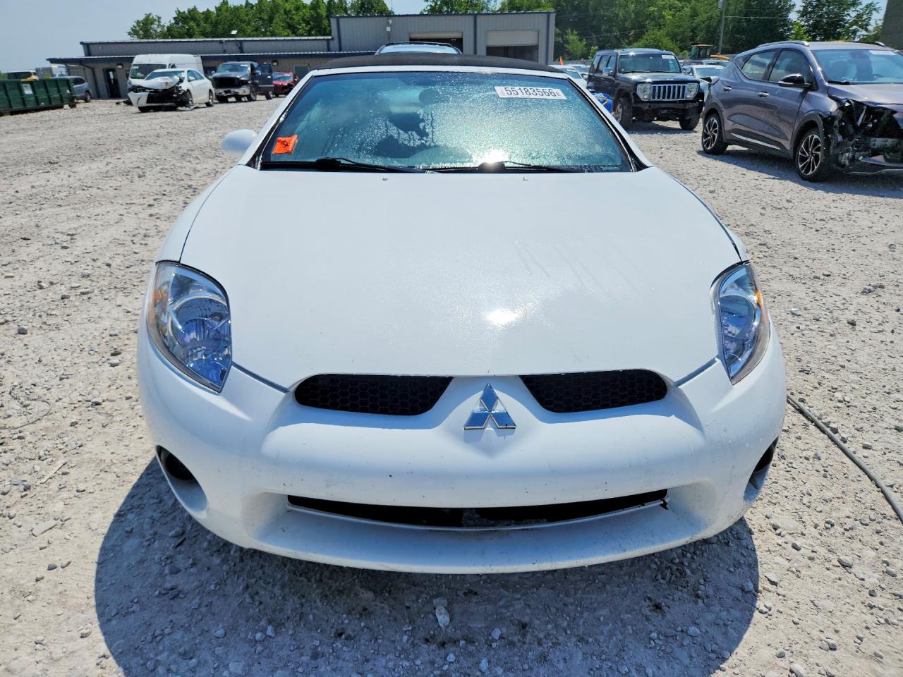 2012 Mitsubishi Eclipse Spyder Gs White vin: 4A37L2EF4CE001848